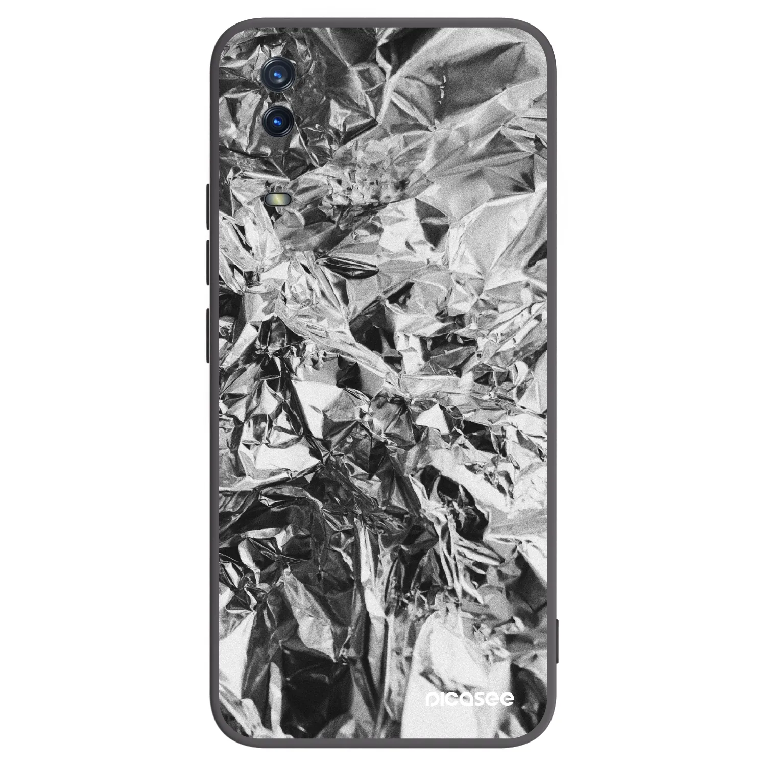 Picasee husă neagră din silicon pentru Vivo Y11s - Chrome