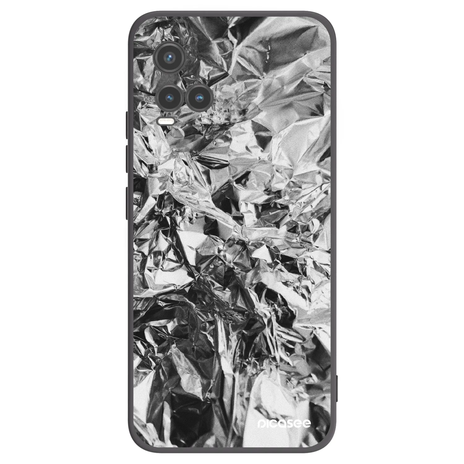 Picasee husă neagră din silicon pentru Vivo Y33s - Chrome