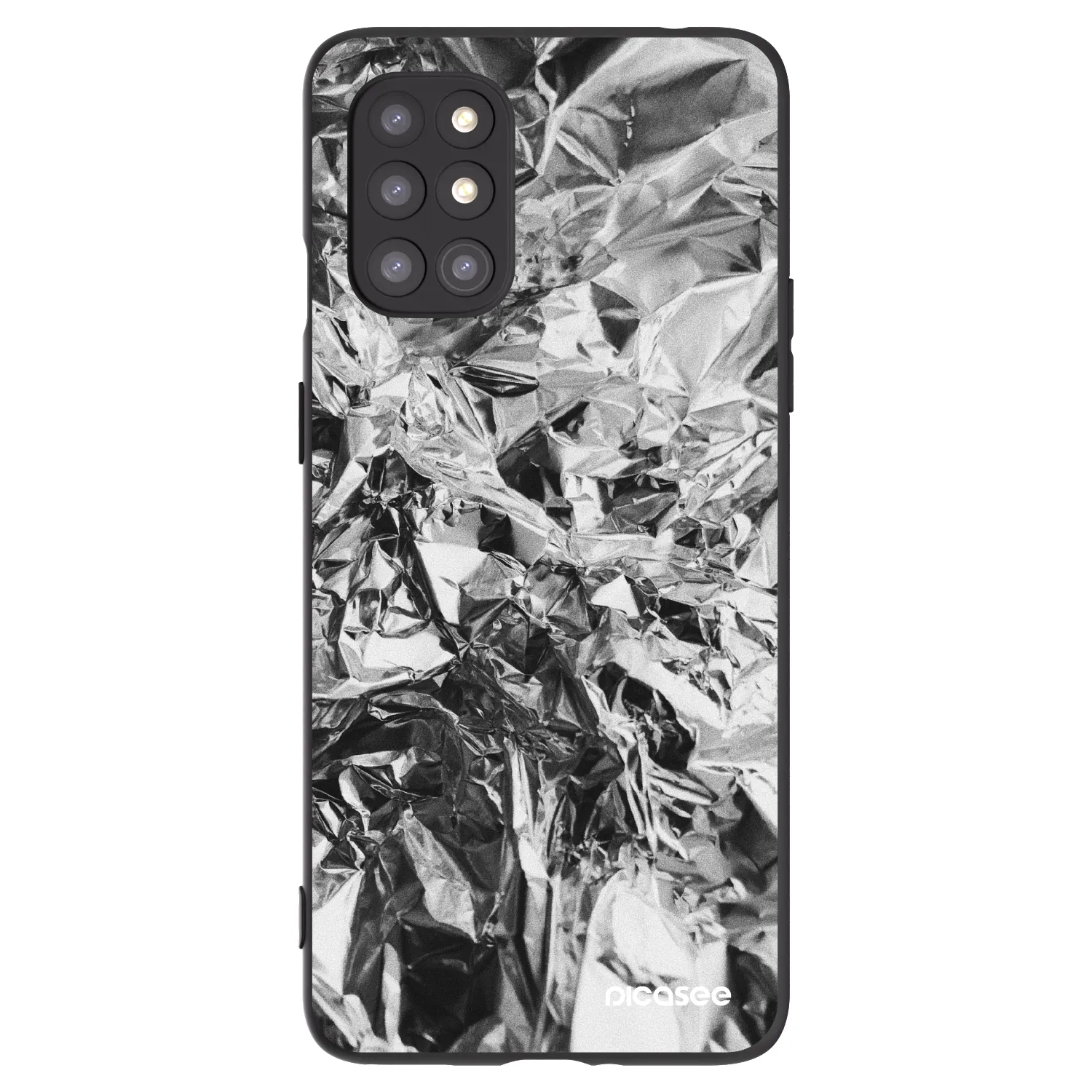 Picasee husă neagră din silicon pentru OnePlus 8T - Chrome