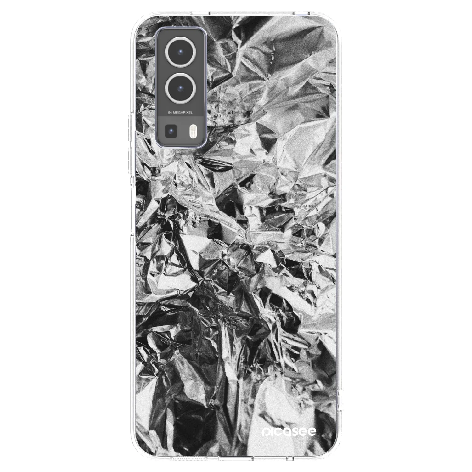 Picasee husă transparentă din silicon pentru Vivo Y72 5G - Chrome