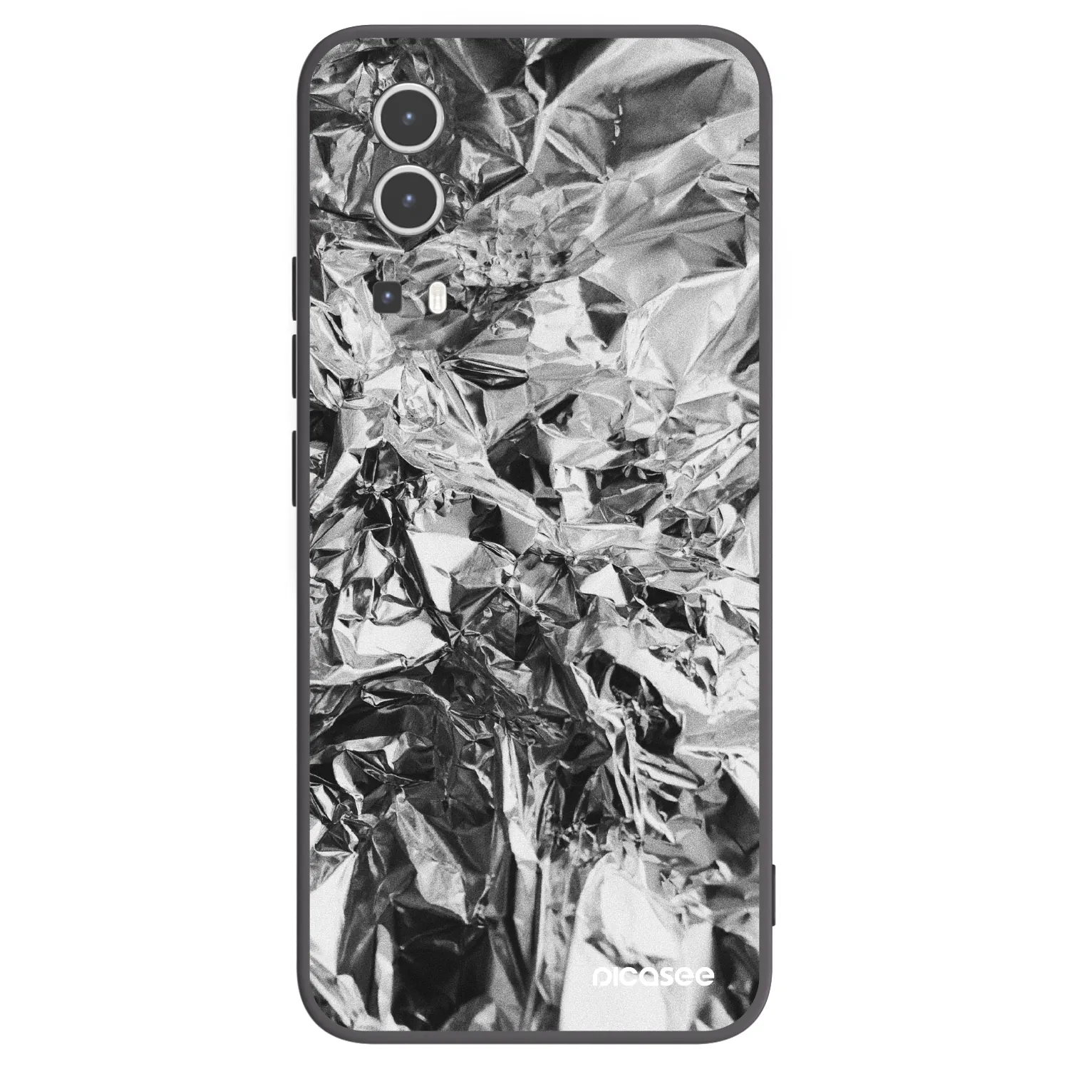 Picasee husă neagră din silicon pentru Vivo Y72 5G - Chrome