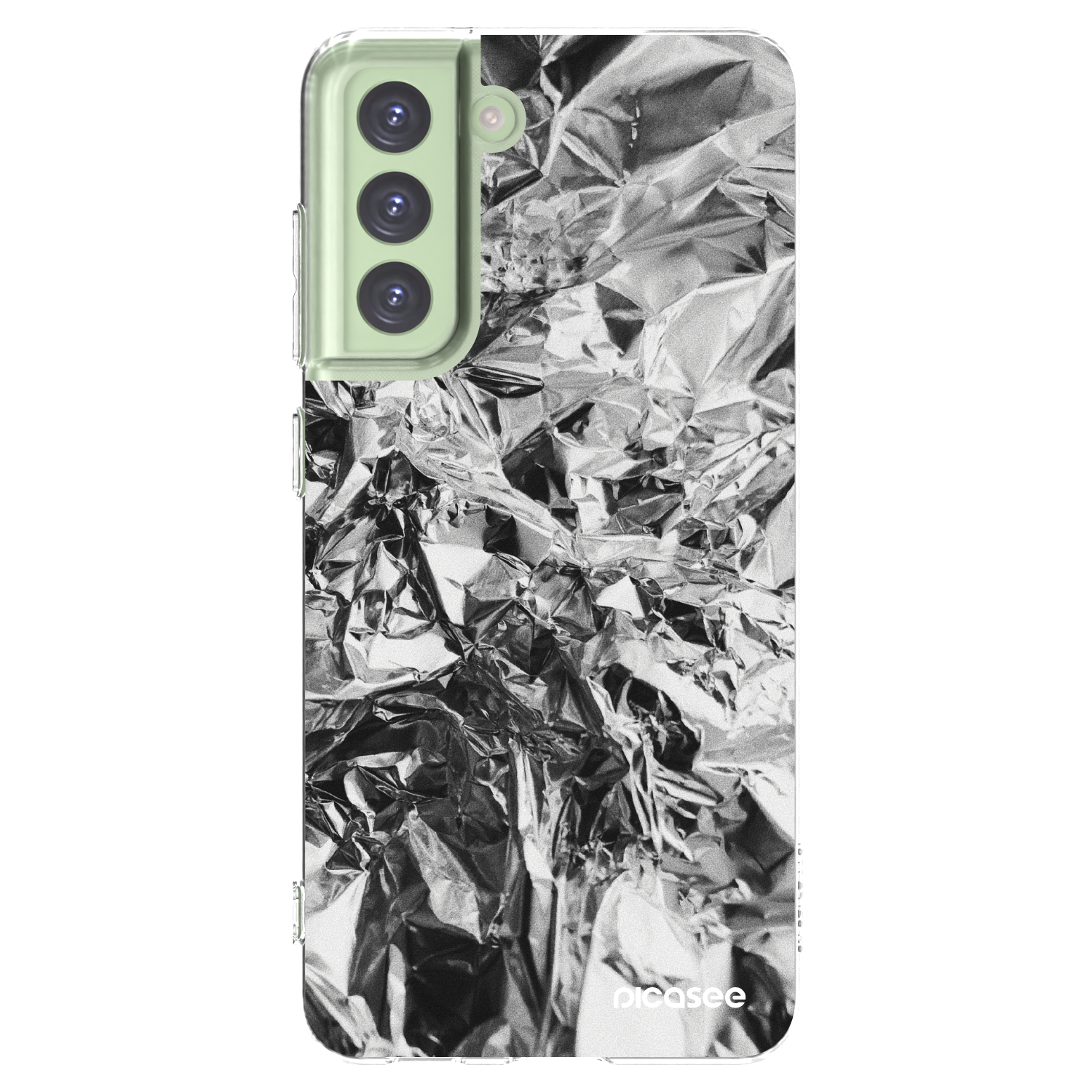 Picasee husă transparentă din silicon pentru Samsung Galaxy S21 FE 5G - Chrome