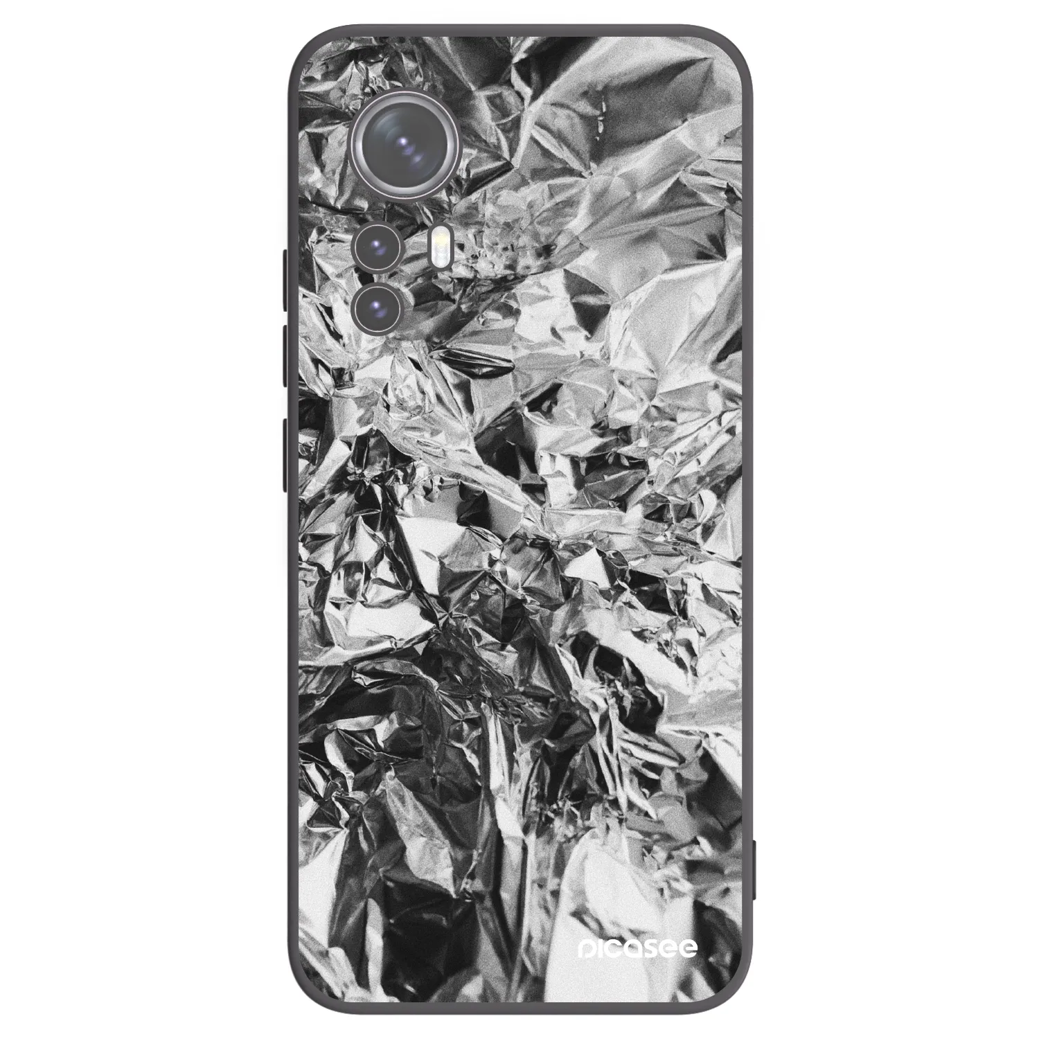 Picasee husă neagră din silicon pentru Xiaomi 12 - Chrome
