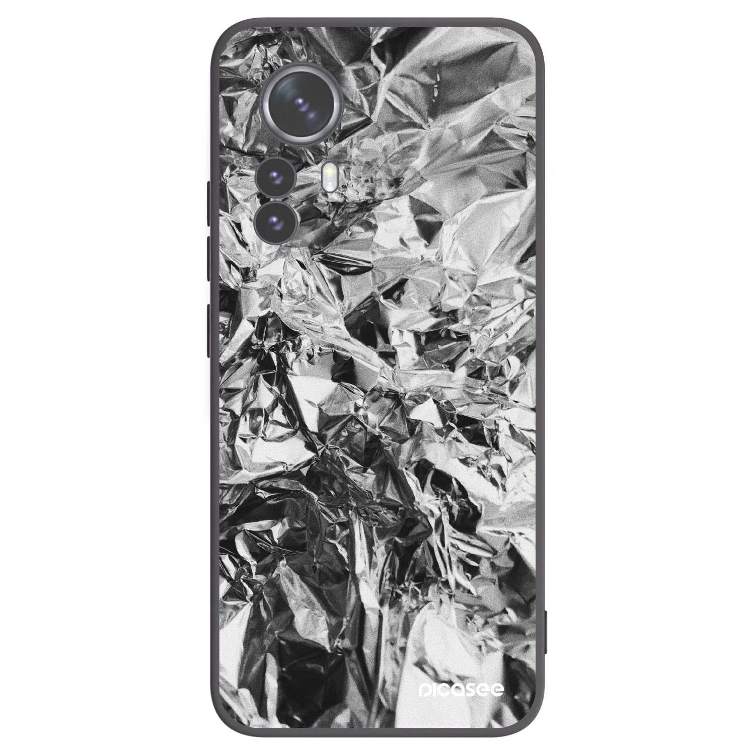 Picasee husă neagră din silicon pentru Xiaomi 12 Pro - Chrome