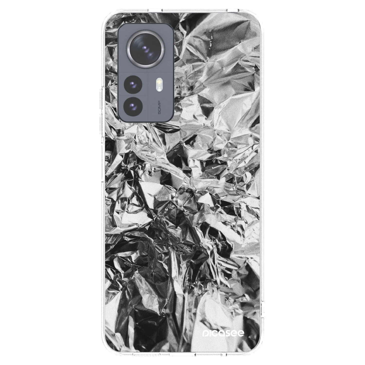 Picasee husă transparentă din silicon pentru Xiaomi 12 Pro - Chrome