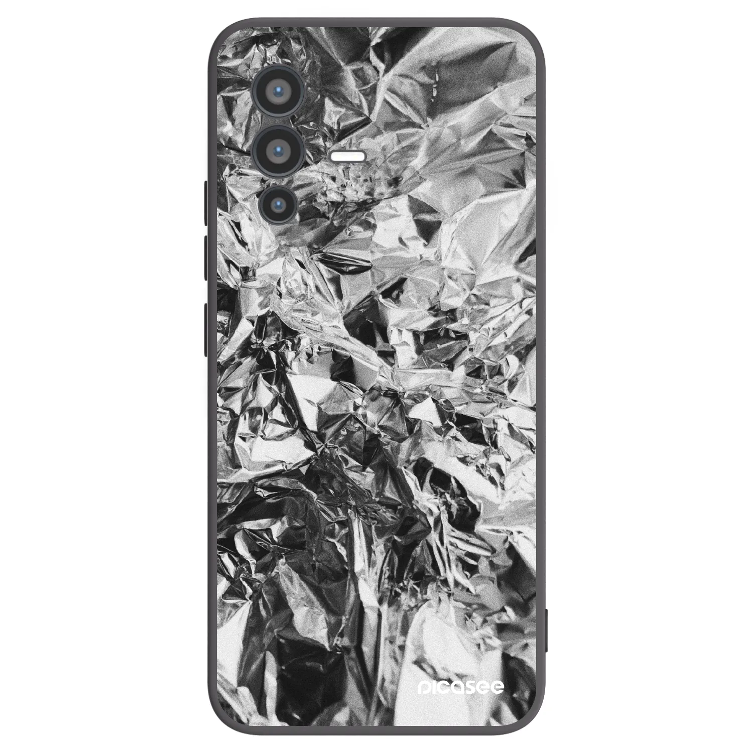 Picasee husă neagră din silicon pentru Vivo V23 5G - Chrome