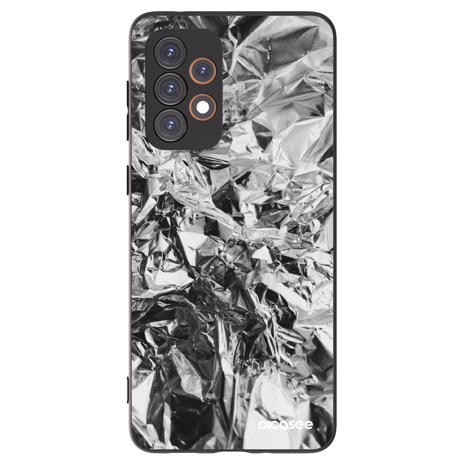 Picasee husă neagră din silicon pentru Samsung Galaxy A33 5G A336 - Chrome