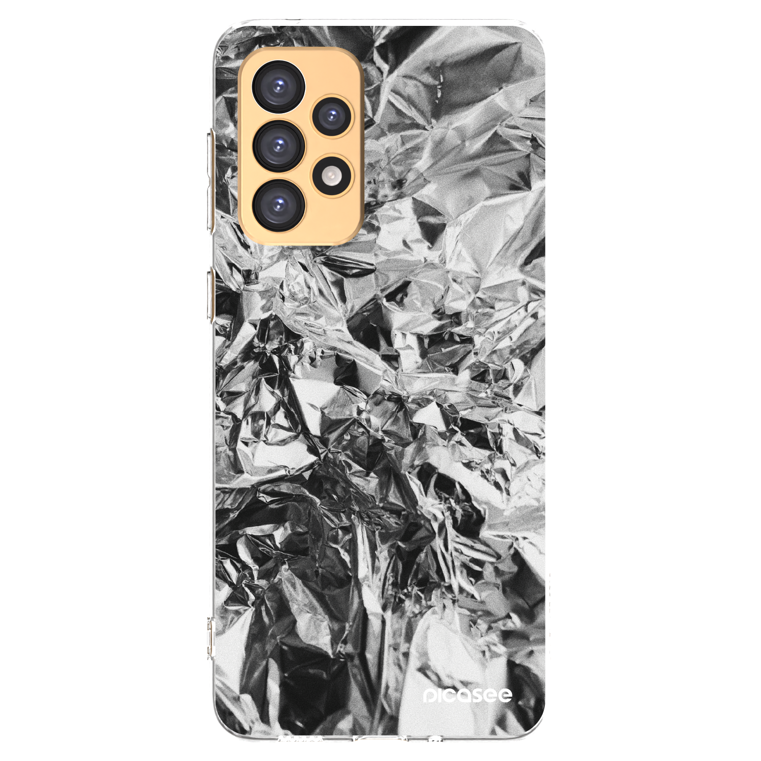 Picasee husă transparentă din silicon pentru Samsung Galaxy A33 5G A336 - Chrome
