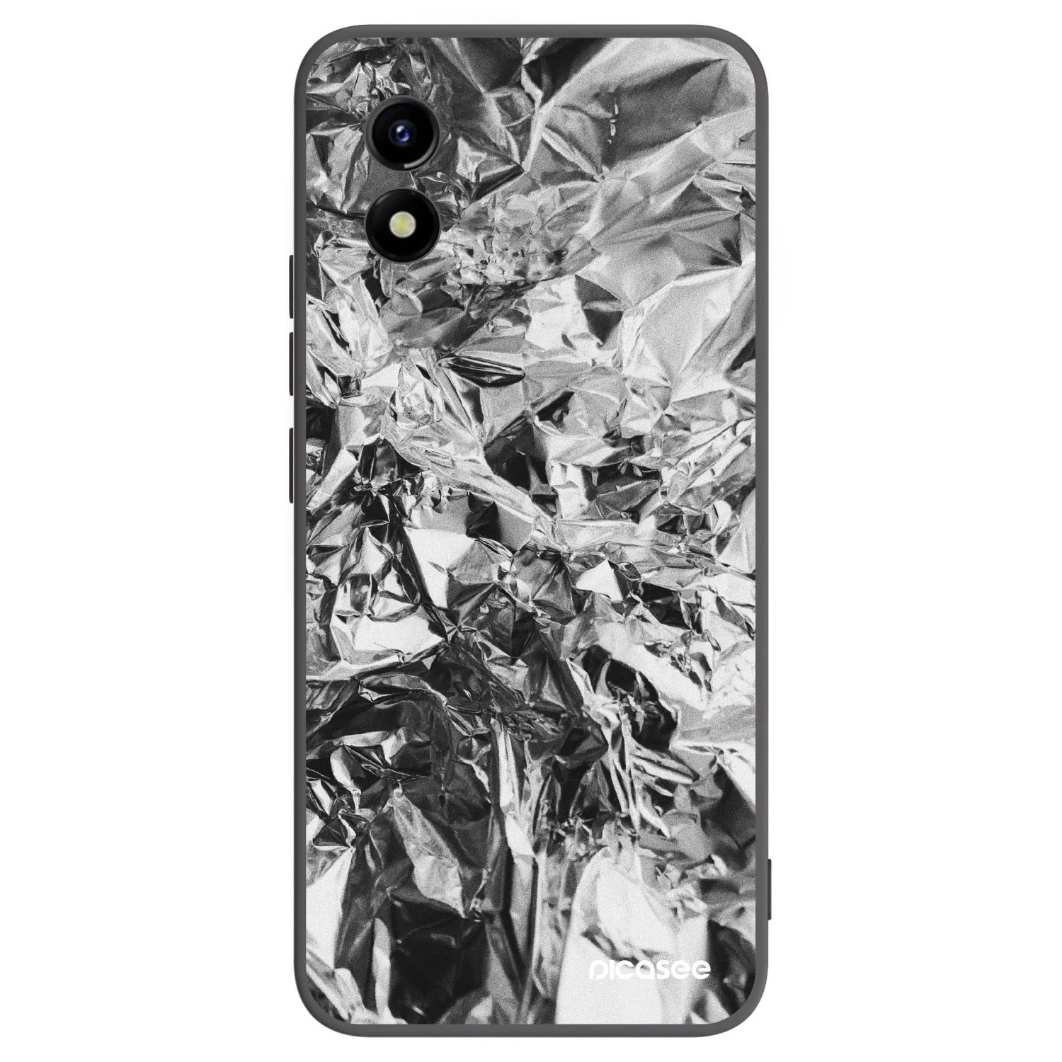 Picasee husă neagră din silicon pentru Vivo Y01 - Chrome
