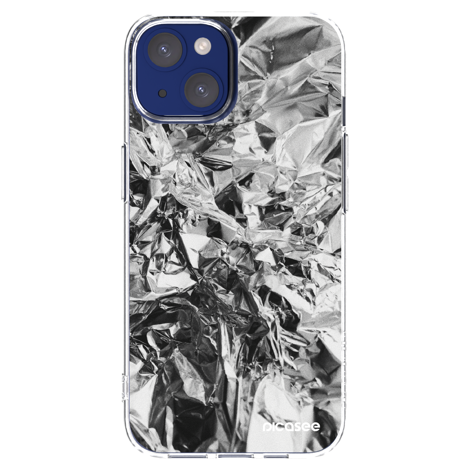 Picasee husă transparentă din silicon pentru Apple iPhone 14 - Chrome