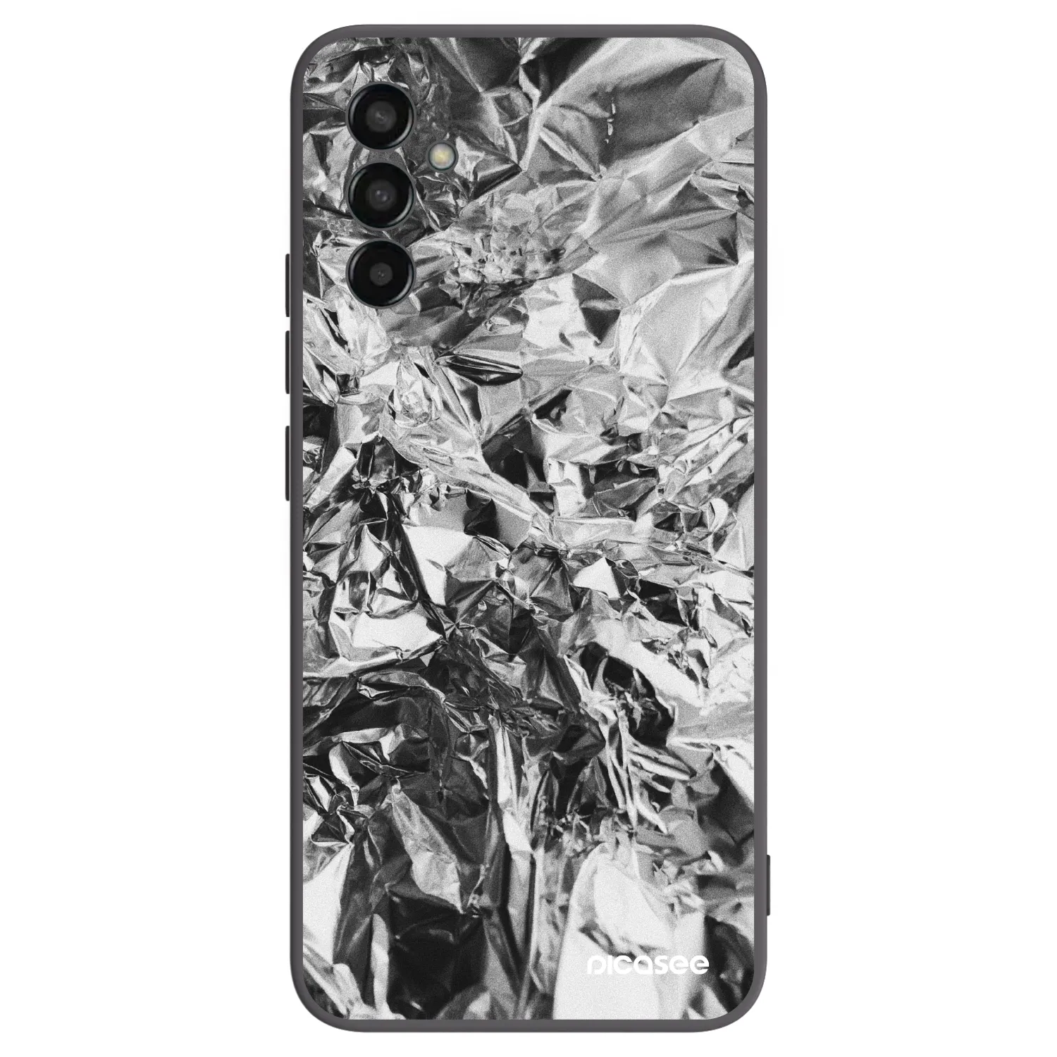 Picasee husă neagră din silicon pentru Samsung Galaxy M13 M135F - Chrome