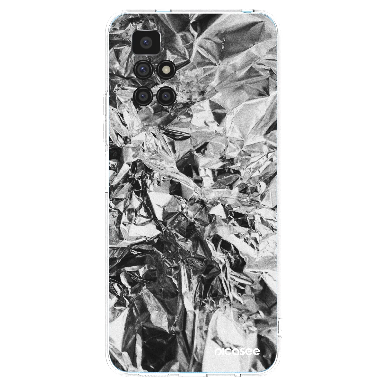 Picasee husă transparentă din silicon pentru Xiaomi Redmi 10 (2022) - Chrome