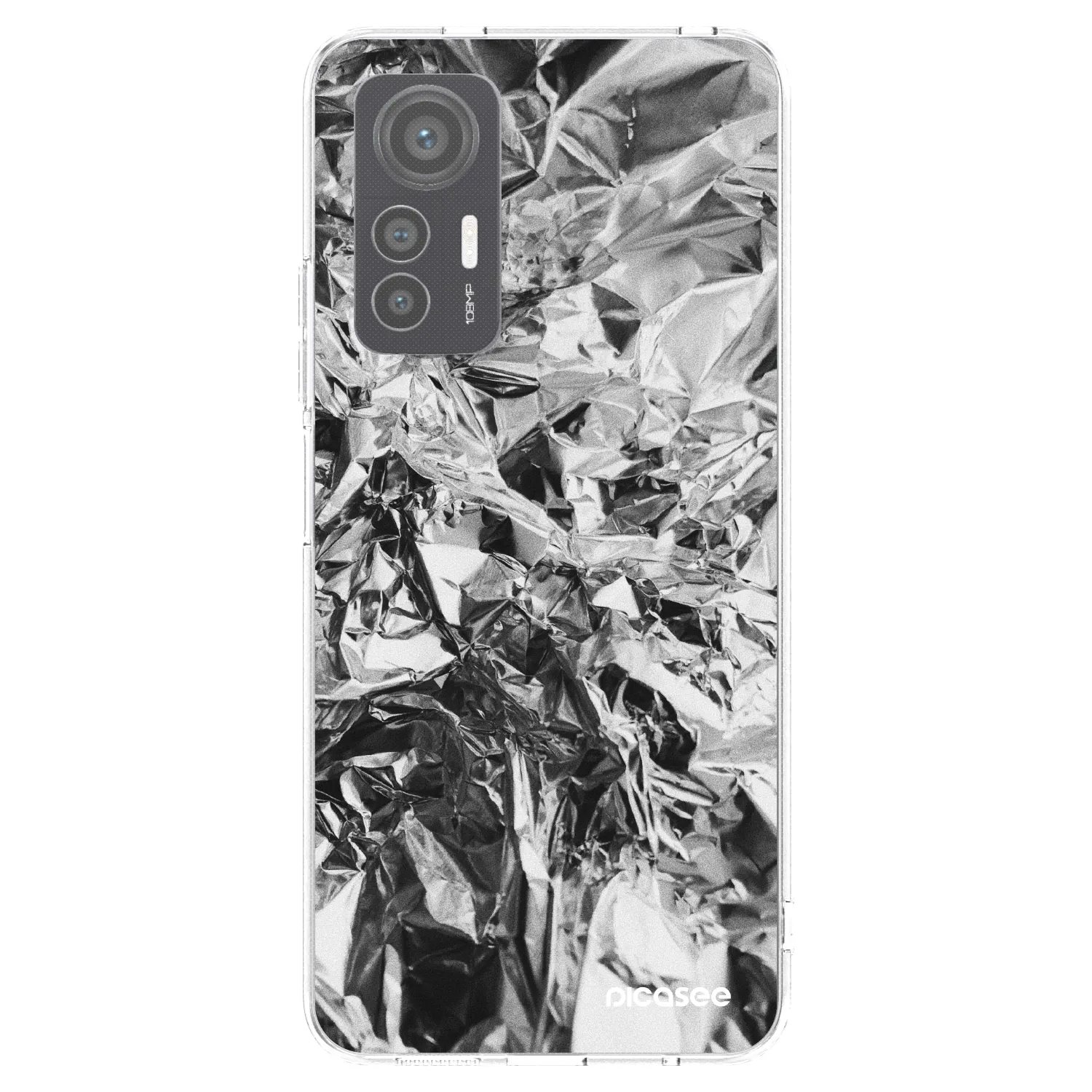 Picasee husă transparentă din silicon pentru Xiaomi 12 Lite - Chrome