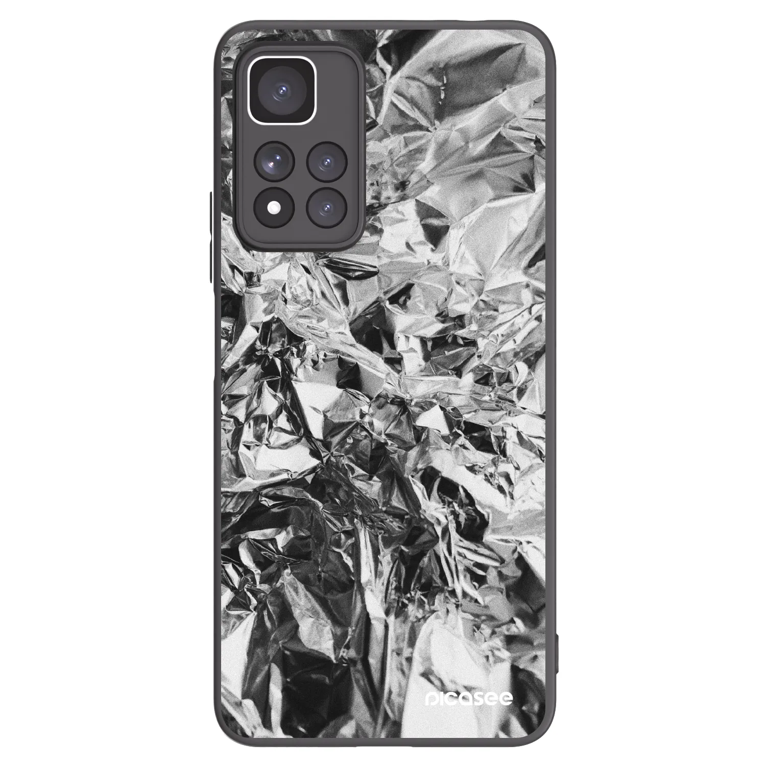 Picasee husă neagră din silicon pentru Xiaomi Redmi Note 11 Pro+ 5G - Chrome