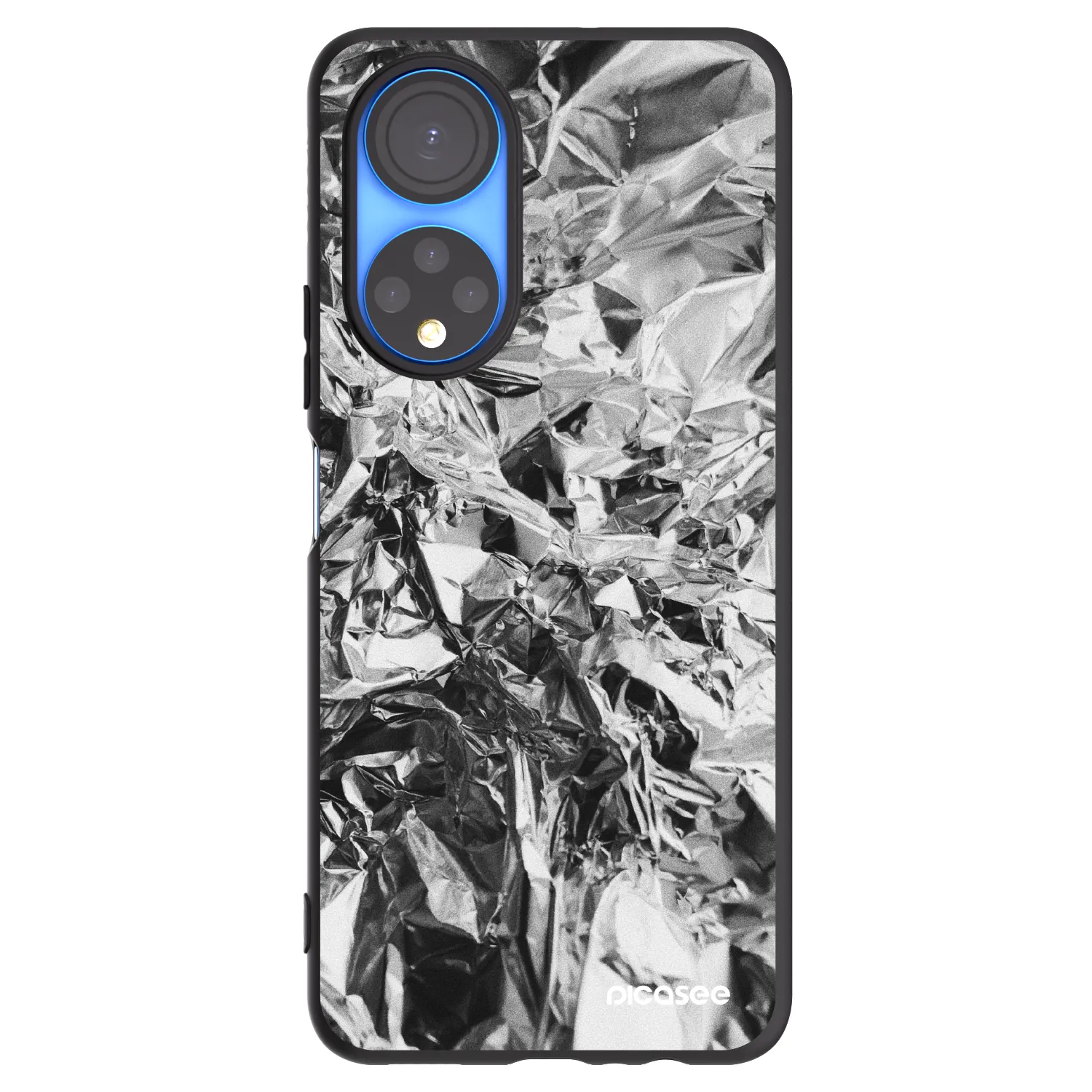 Picasee husă neagră din silicon pentru Honor X7 - Chrome