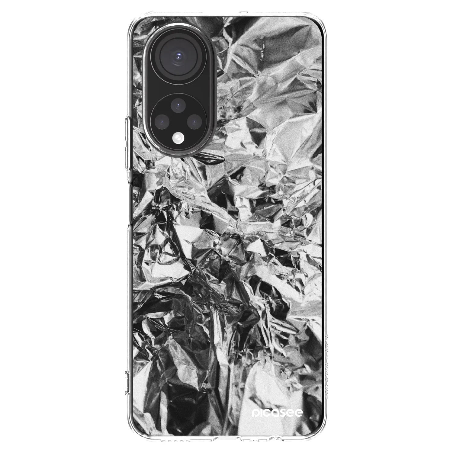 Picasee husă transparentă din silicon pentru Honor X7 - Chrome