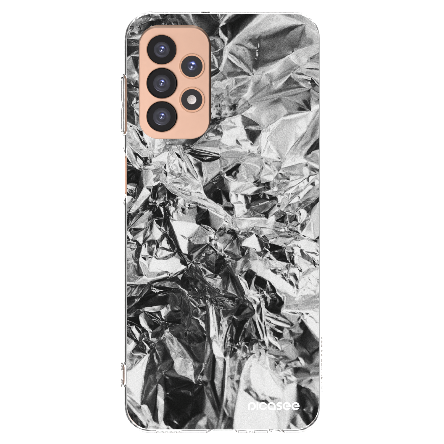 Picasee husă transparentă din silicon pentru Samsung Galaxy A23 A236B 5G - Chrome