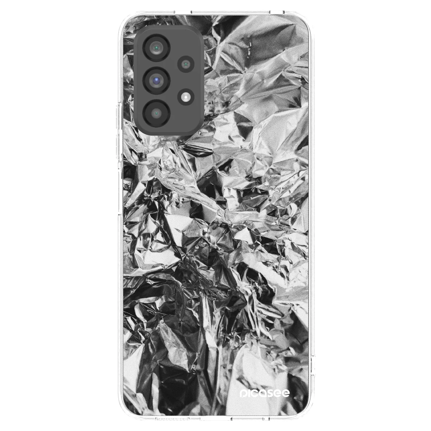 Picasee husă transparentă din silicon pentru Samsung Galaxy A73 5G - Chrome