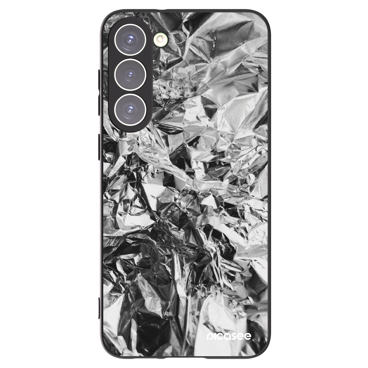 Picasee husă neagră din silicon pentru Samsung Galaxy S23+ 5G - Chrome
