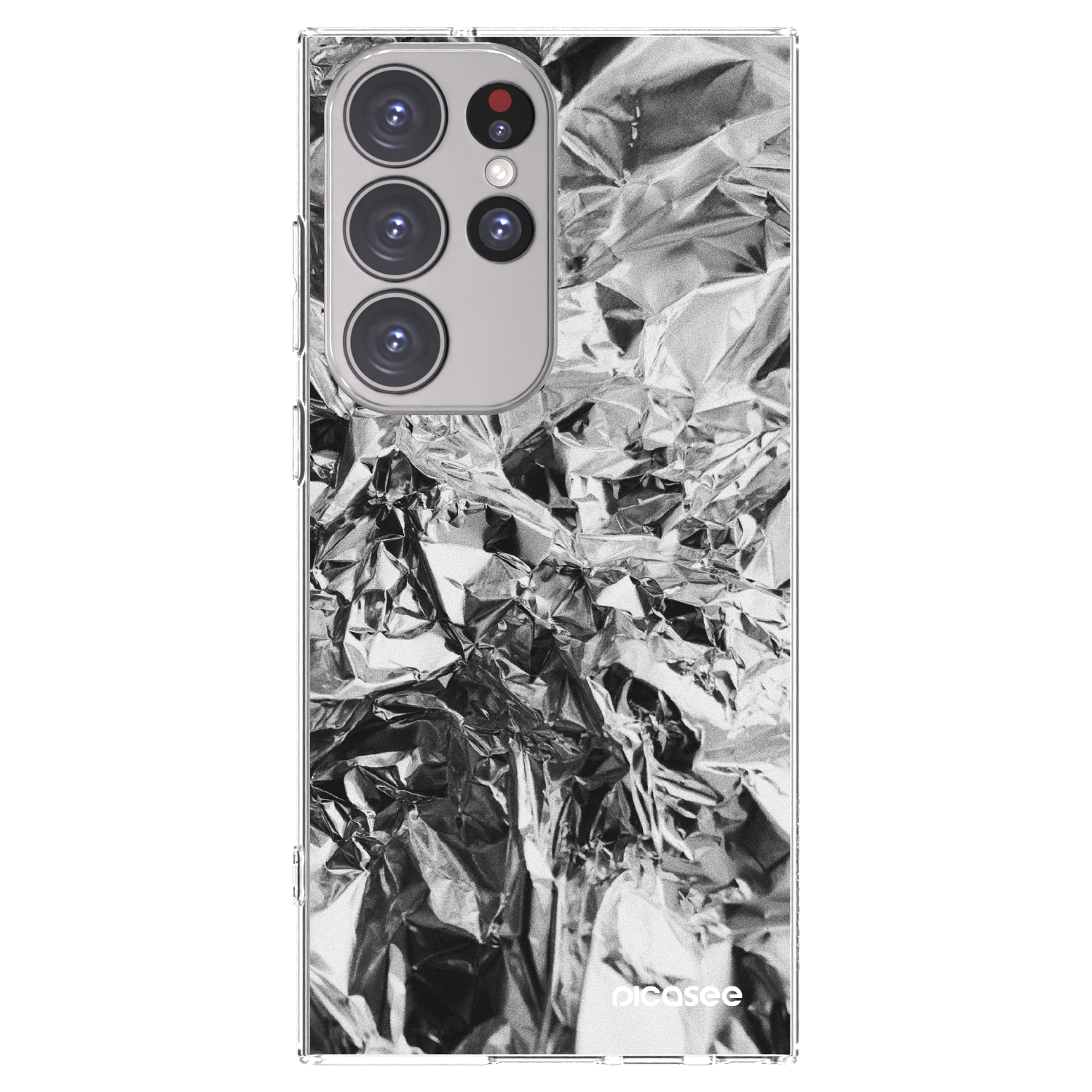 Picasee husă transparentă din silicon pentru Samsung Galaxy S23 Ultra 5G - Chrome