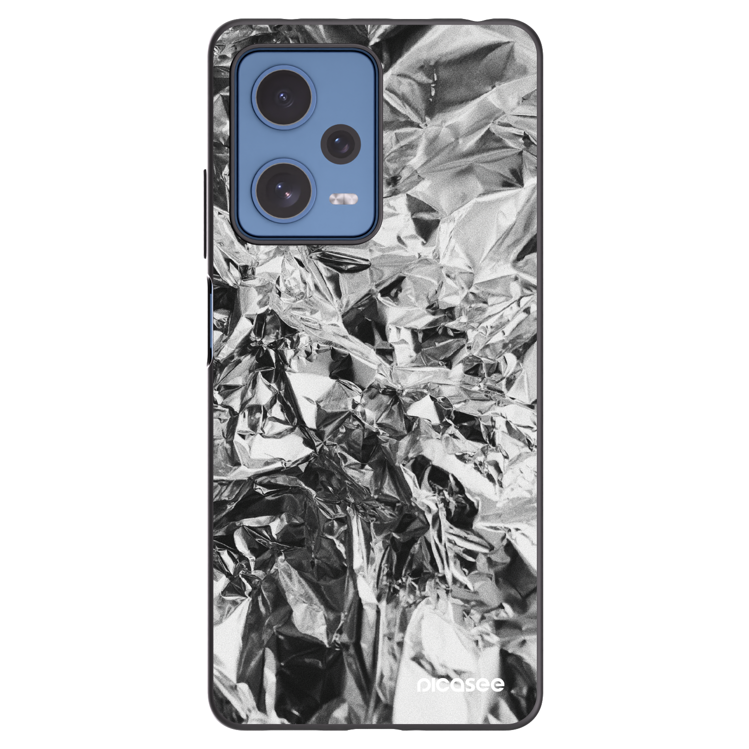 Picasee husă neagră din silicon pentru Xiaomi Redmi Note 12 Pro 5G - Chrome