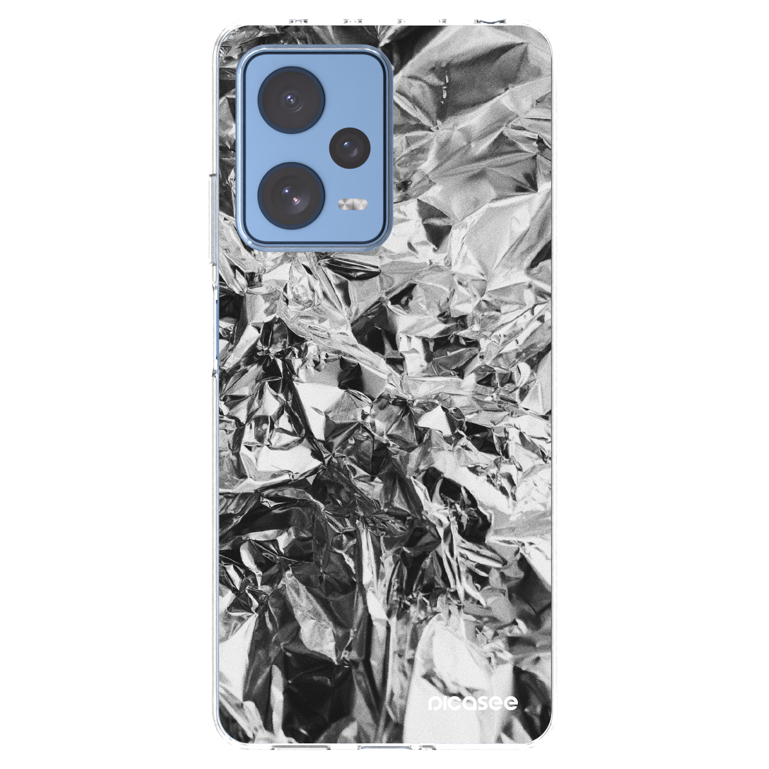 Picasee husă transparentă din silicon pentru Xiaomi Redmi Note 12 Pro 5G - Chrome