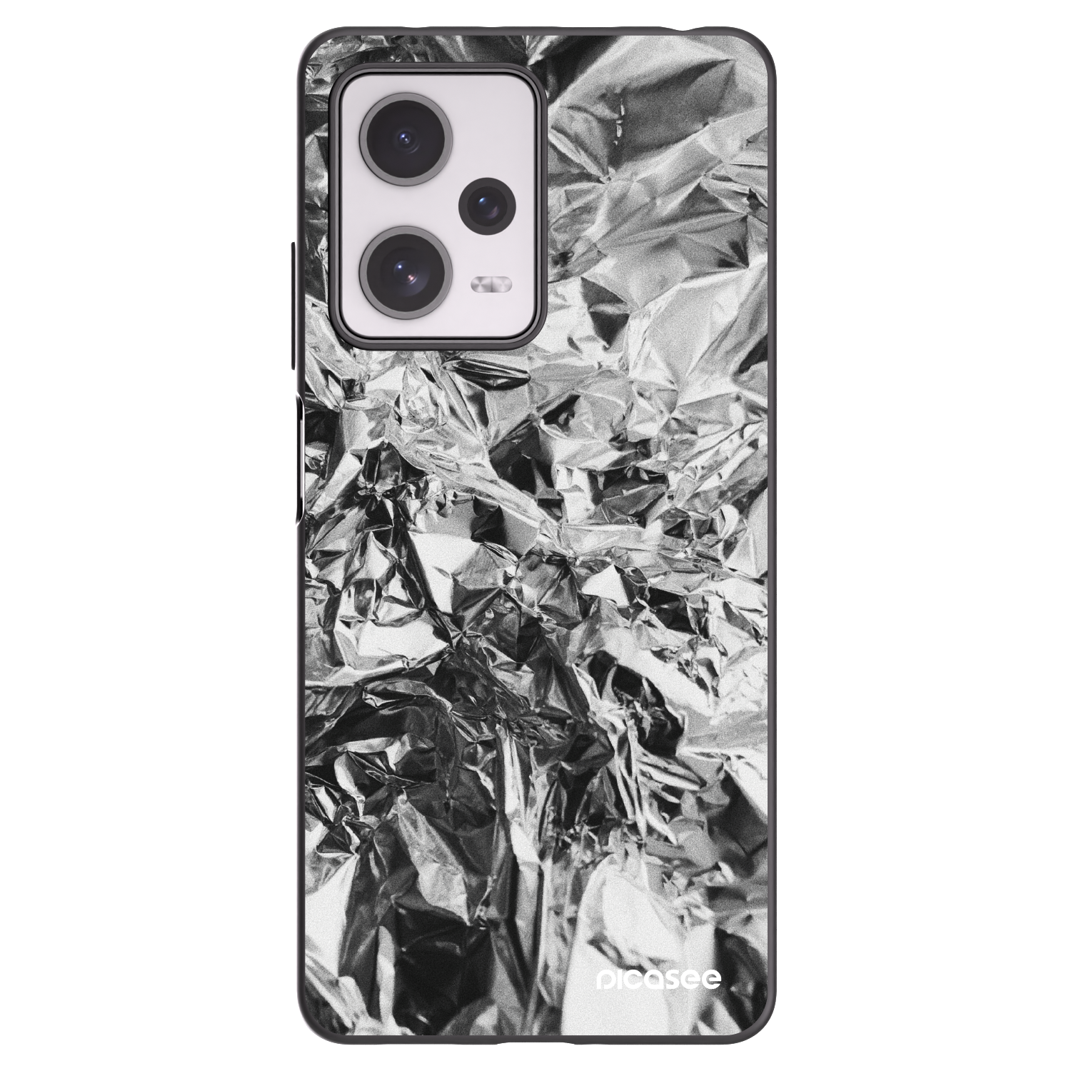 Picasee husă neagră din silicon pentru Xiaomi Redmi Note 12 Pro+ 5G - Chrome