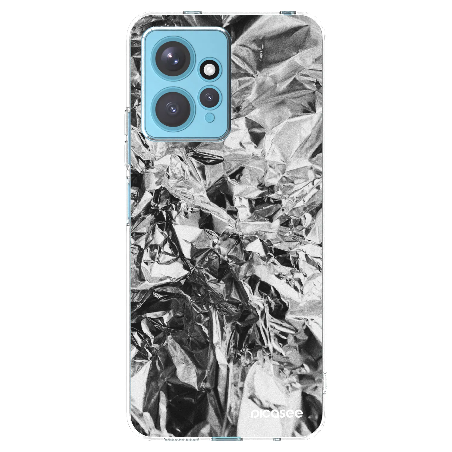 Picasee husă transparentă din silicon pentru Xiaomi Redmi Note 12 4G - Chrome