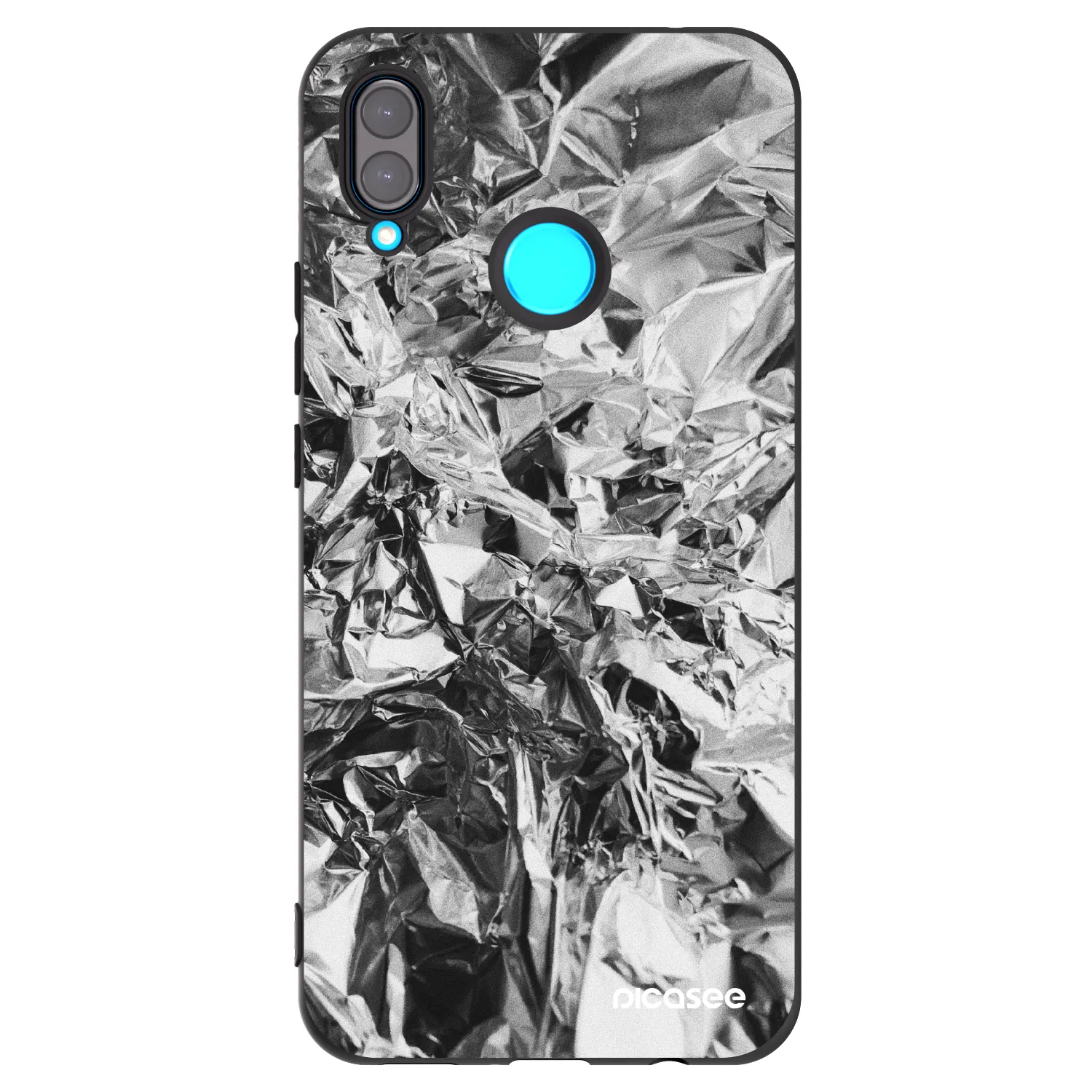 Picasee husă neagră din silicon pentru Huawei Nova 3 - Chrome