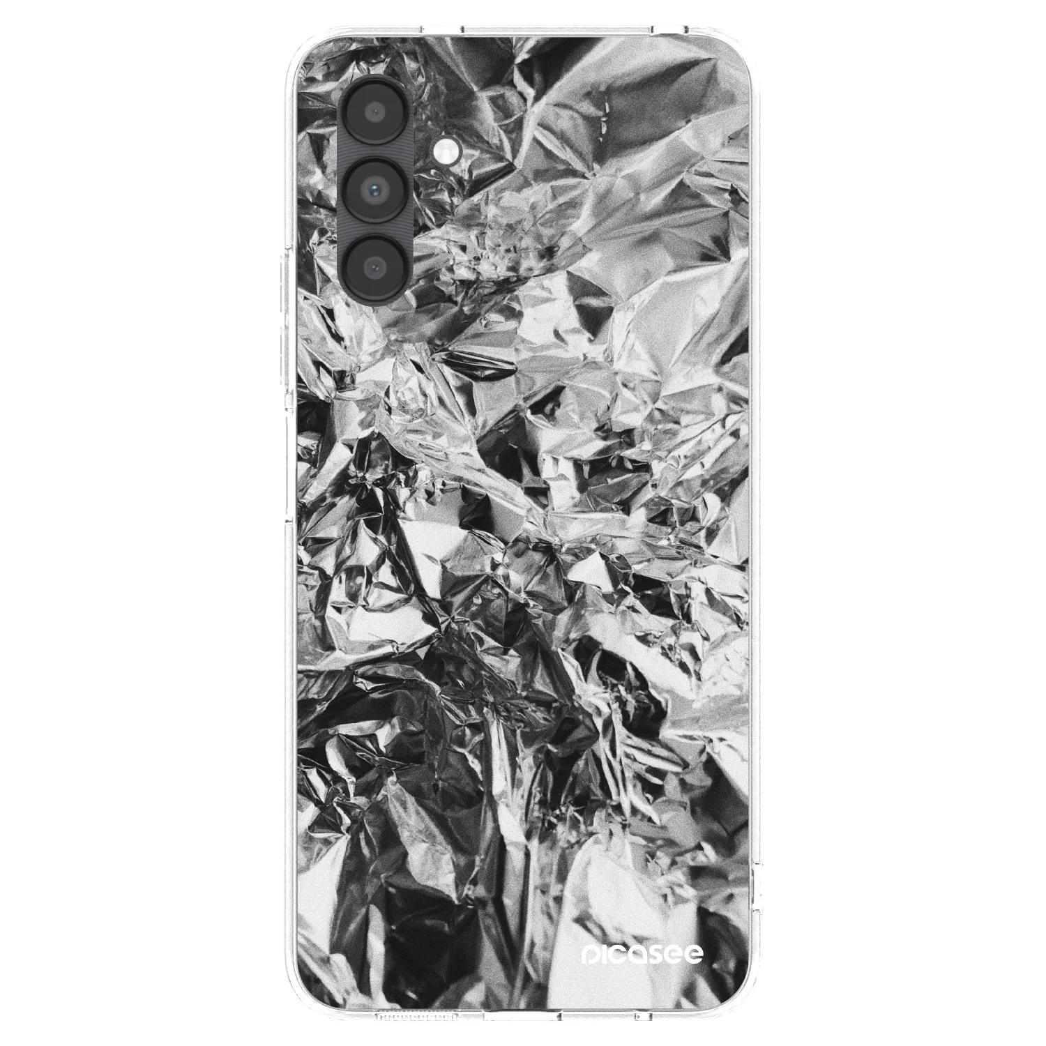 Picasee husă transparentă din silicon pentru Samsung Galaxy A04s A047F - Chrome