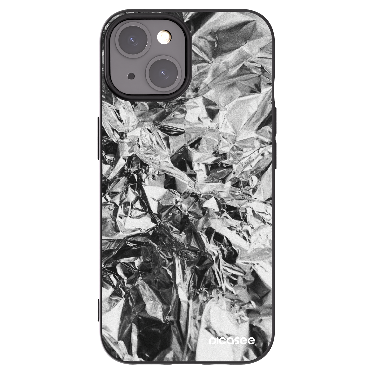 Picasee husă neagră din silicon pentru Apple iPhone 15 - Chrome