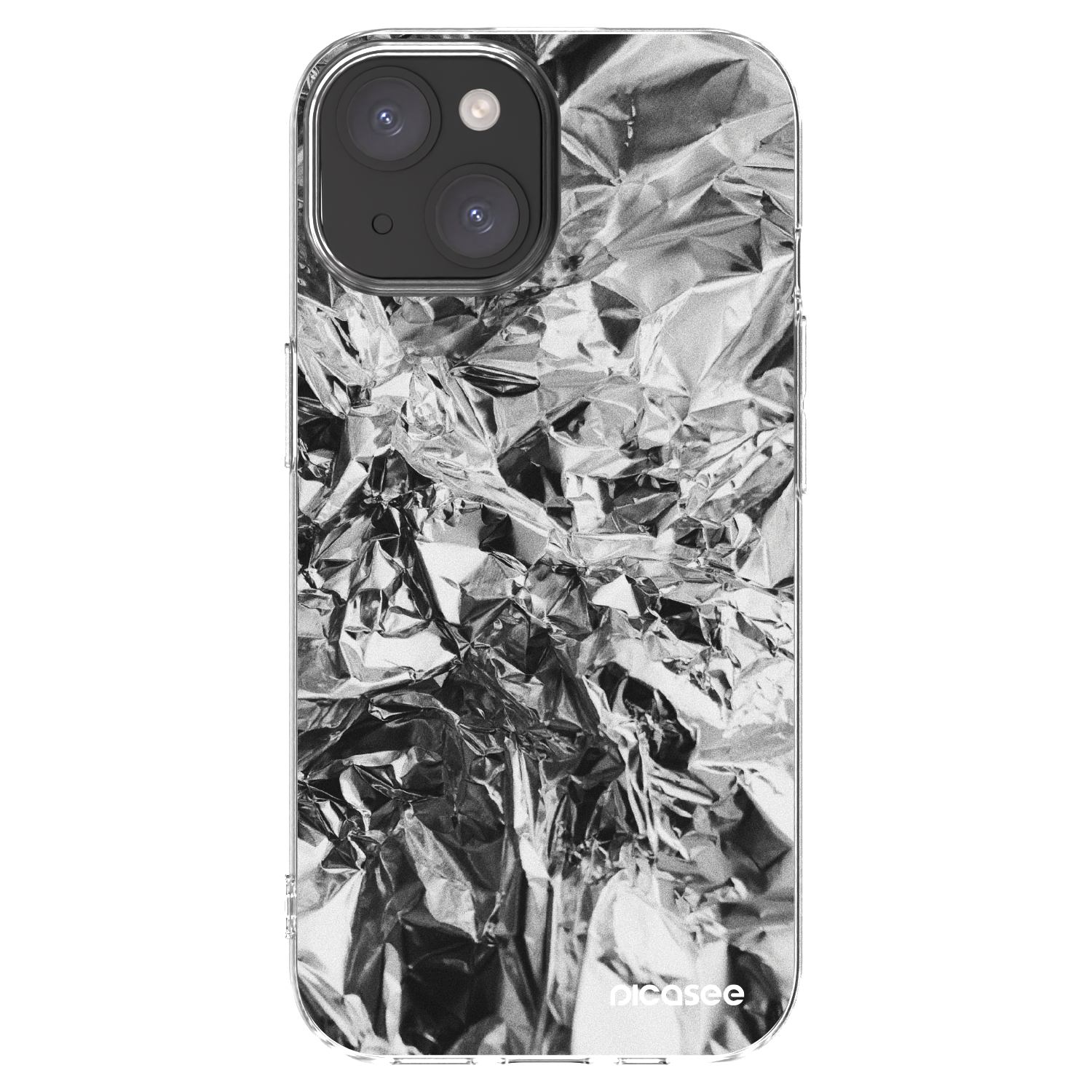 Picasee husă transparentă din silicon pentru Apple iPhone 15 - Chrome