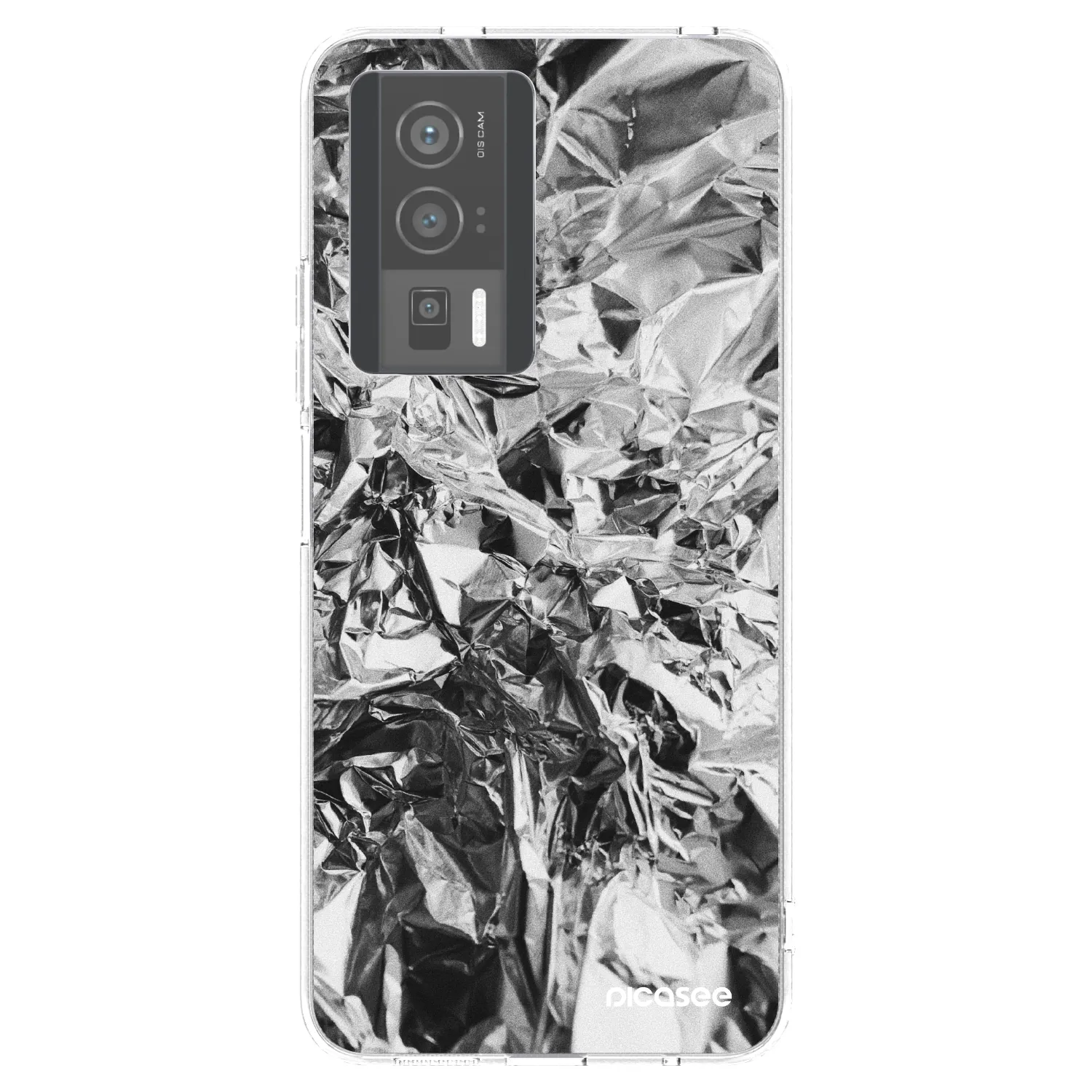 Picasee husă transparentă din silicon pentru Xiaomi Poco F5 Pro 5G - Chrome