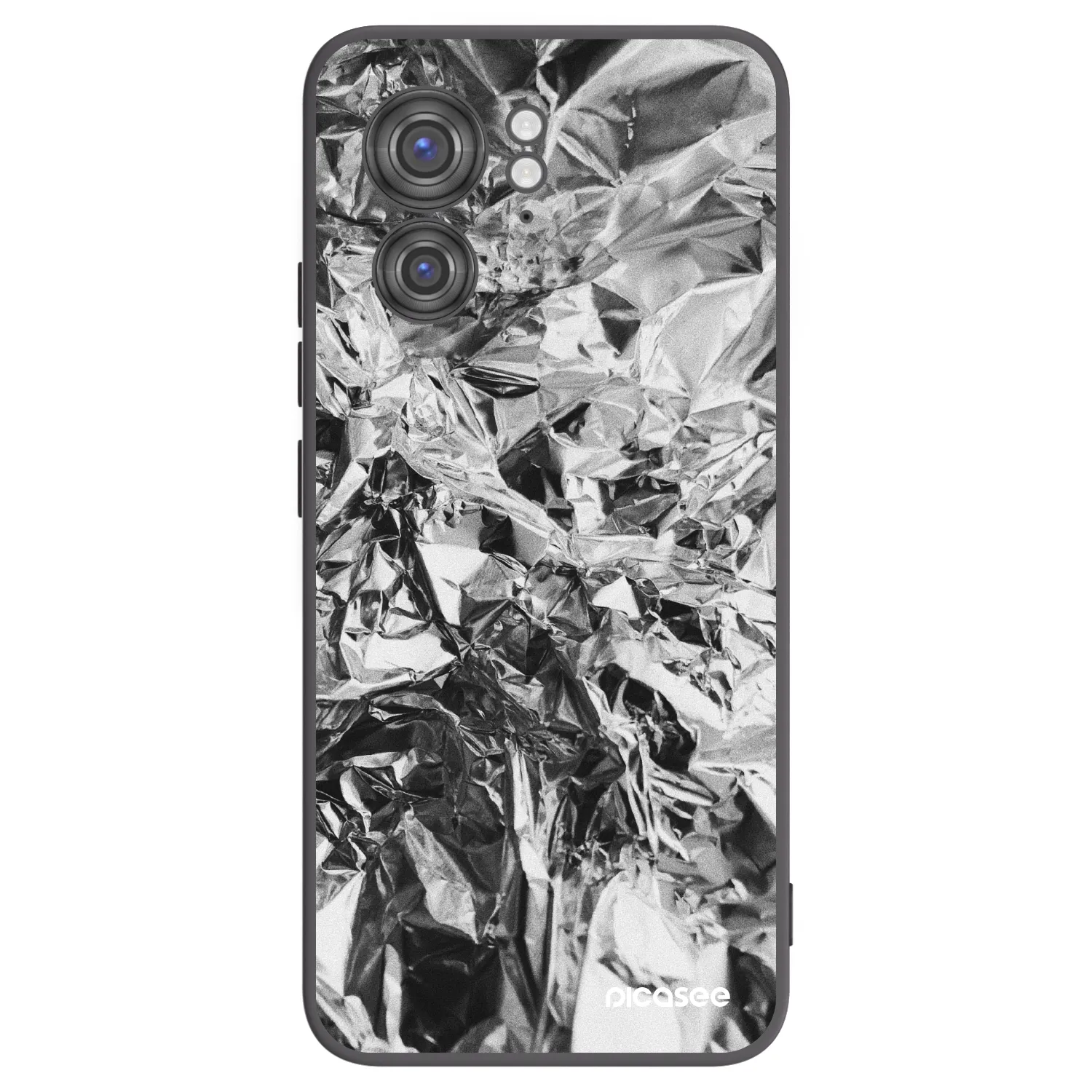 Picasee husă neagră din silicon pentru Motorola Edge 40 - Chrome