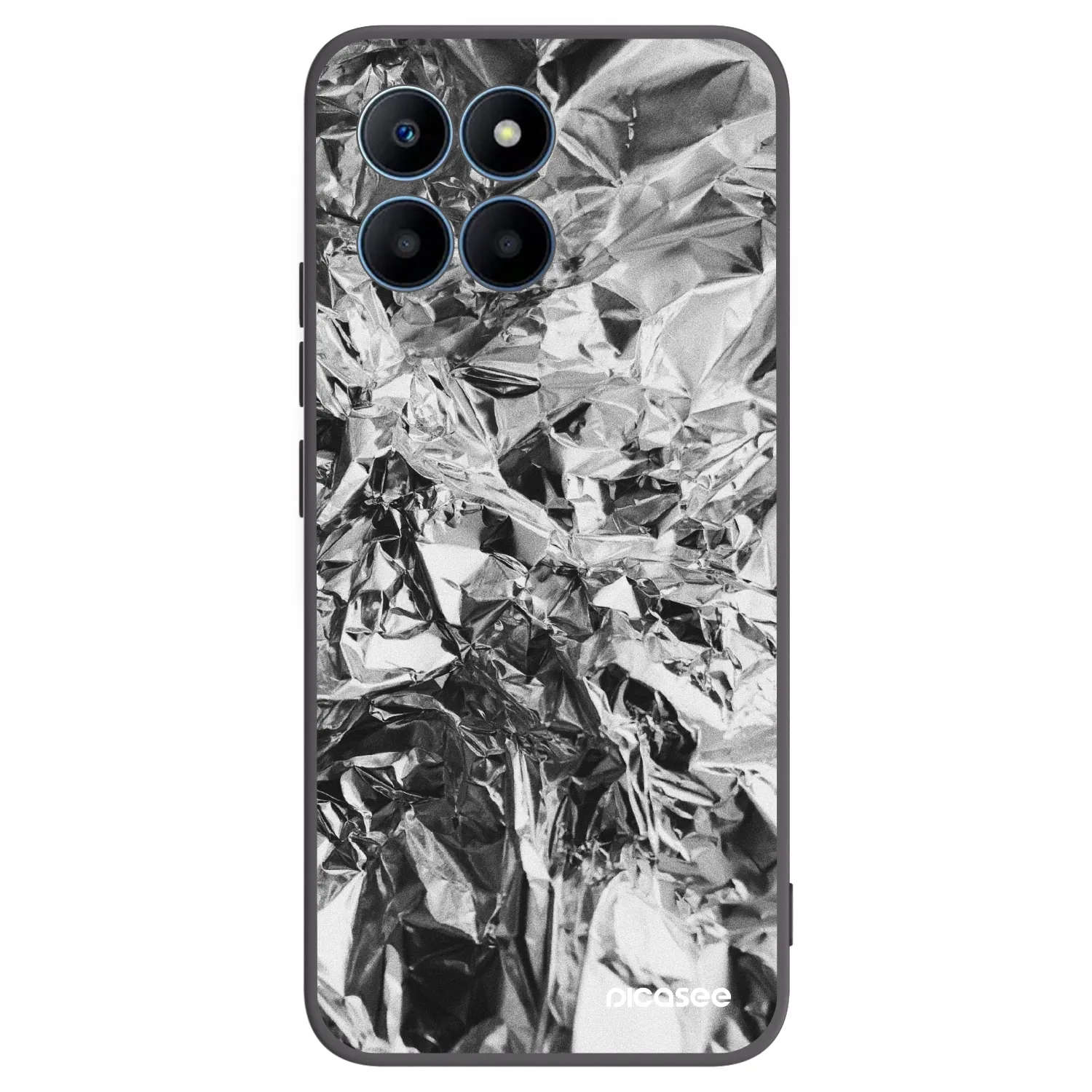 Picasee husă neagră din silicon pentru Honor 70 Lite - Chrome