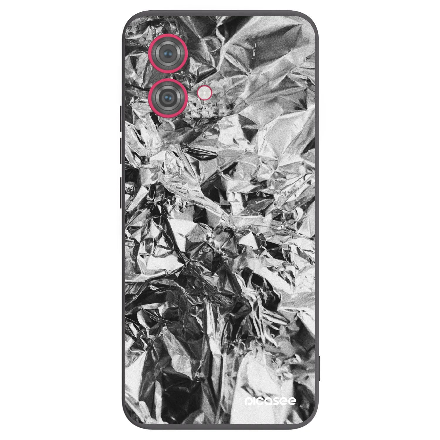 Picasee husă neagră din silicon pentru Motorola Moto G84 5G - Chrome