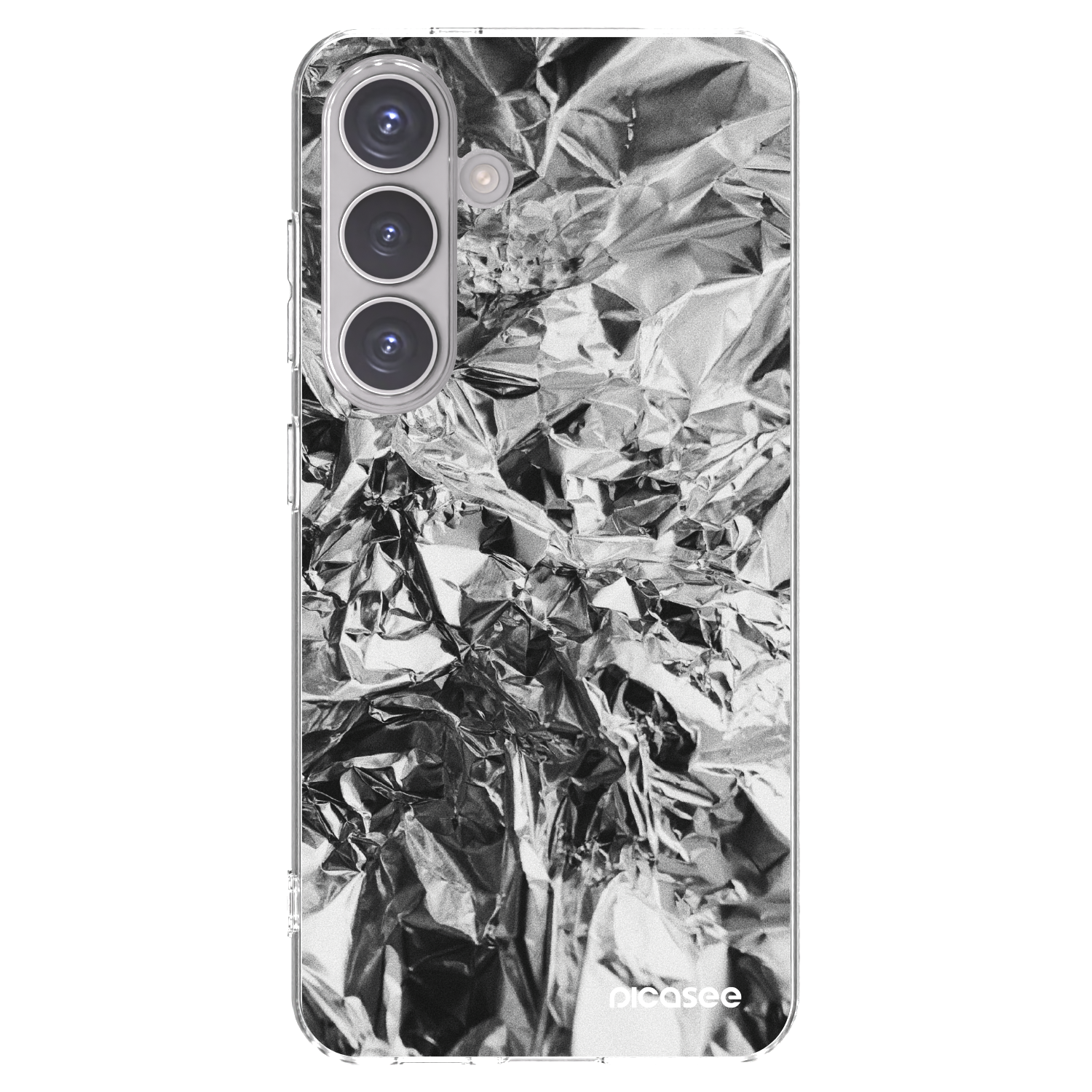 Picasee husă transparentă din silicon pentru Samsung Galaxy S24 S921B 5G - Chrome