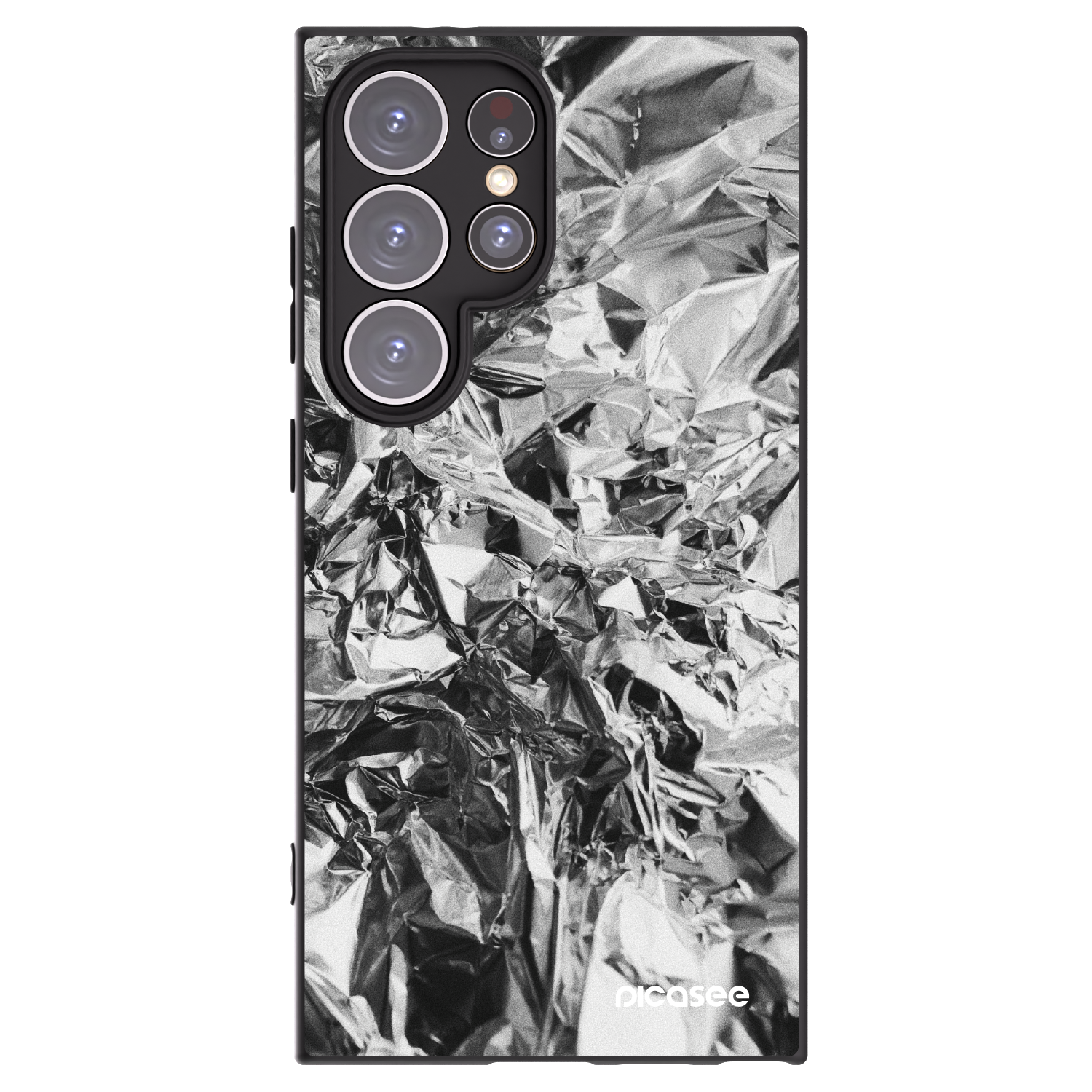 Picasee husă neagră din silicon pentru Samsung Galaxy S24 Ultra S928B 5G - Chrome