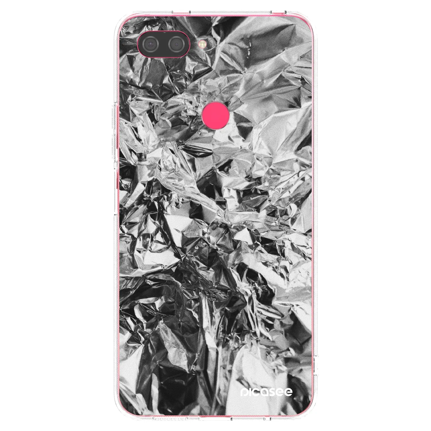 Picasee husă transparentă din silicon pentru Xiaomi Mi 8 Lite - Chrome