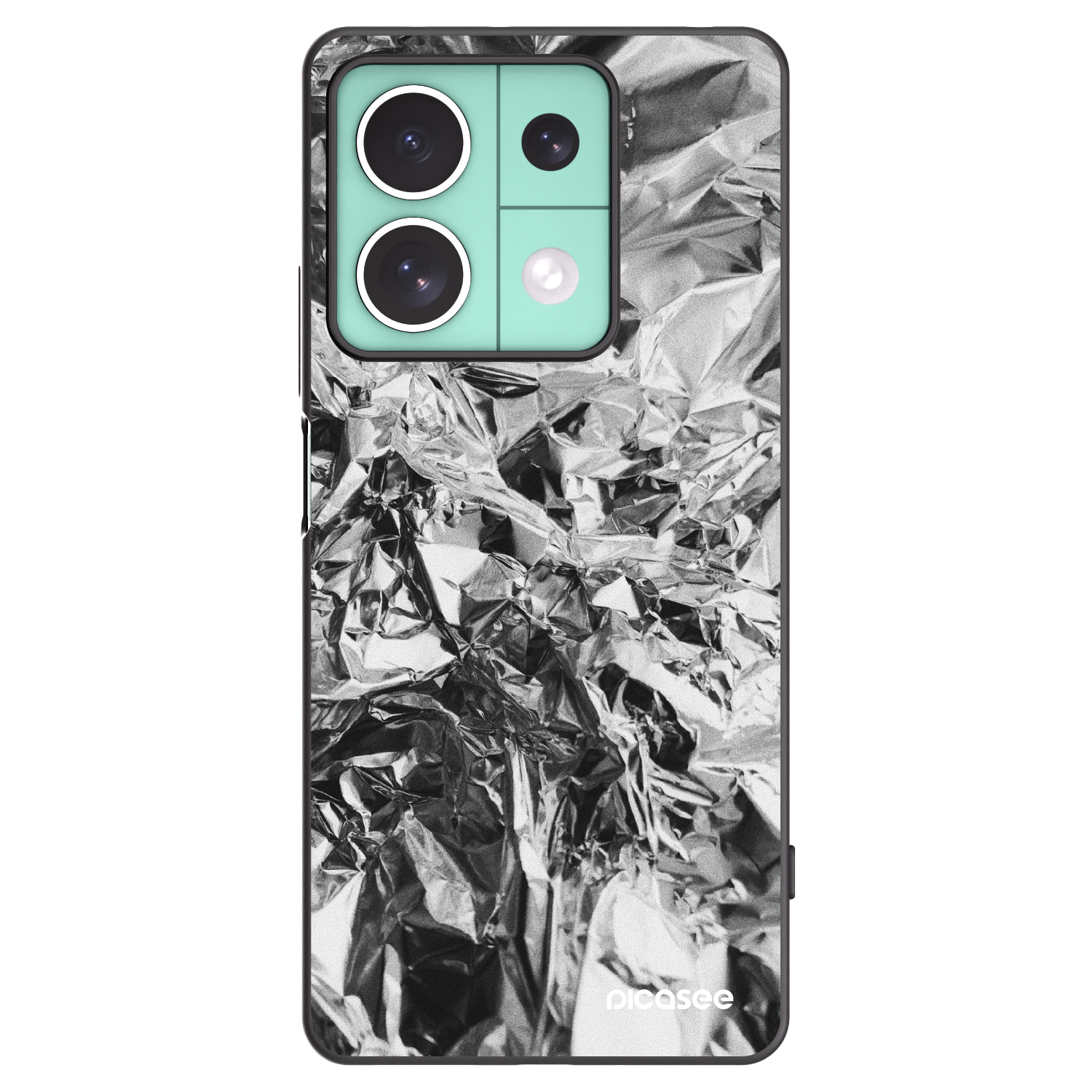 Picasee husă neagră din silicon pentru Xiaomi Redmi Note 13 5G - Chrome