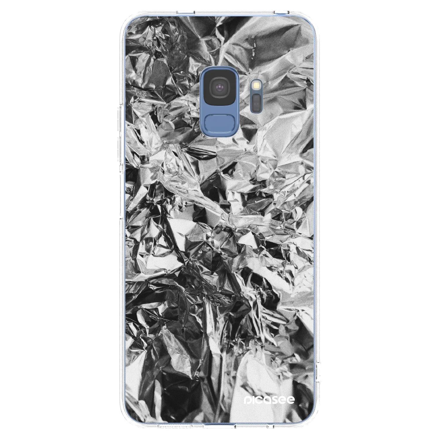 Picasee husă transparentă din silicon pentru Samsung Galaxy S9 G960F - Chrome