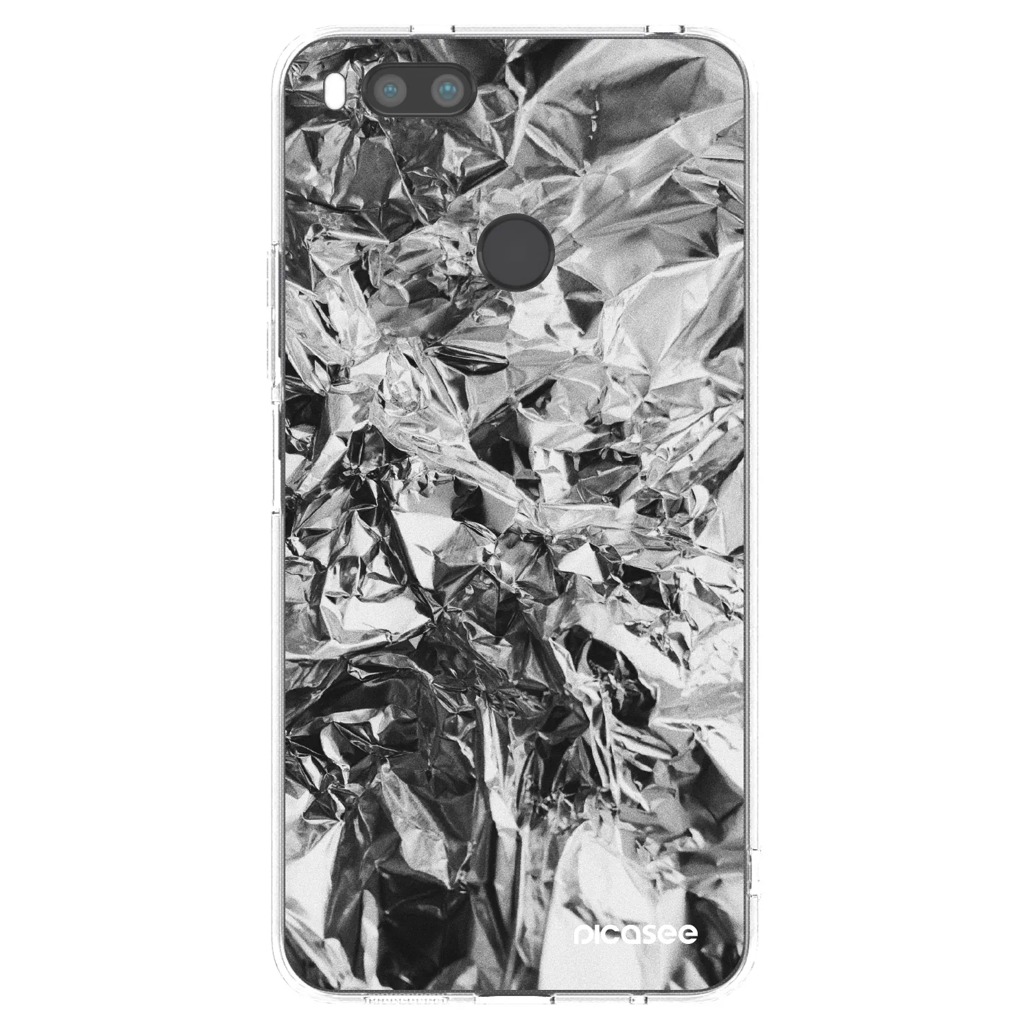 Picasee husă transparentă din silicon pentru Xiaomi Mi A1 Global - Chrome