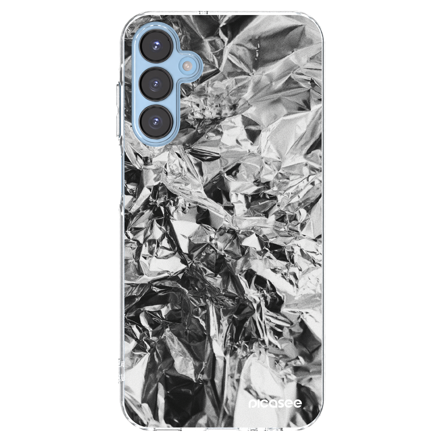 Picasee husă transparentă din silicon pentru Samsung Galaxy A15 A156B 5G - Chrome