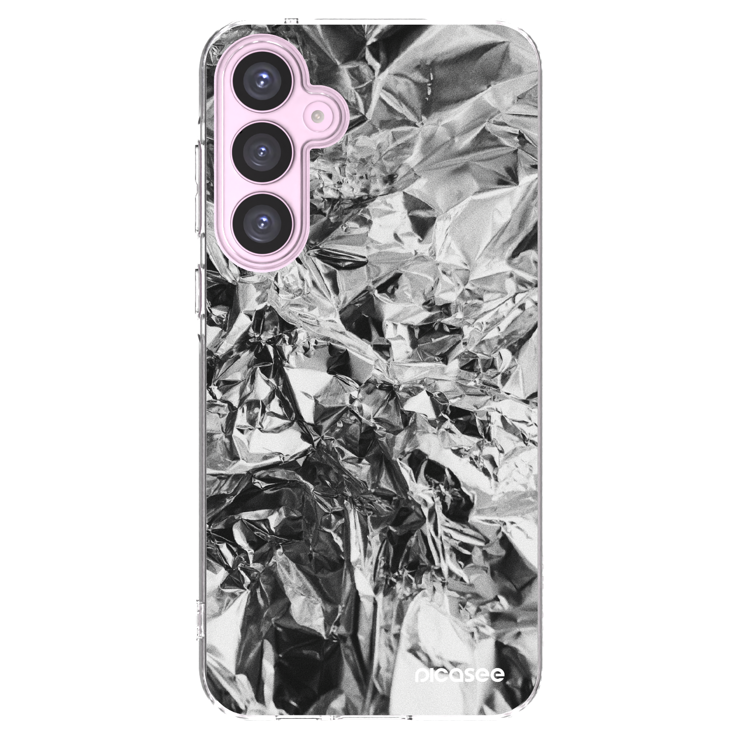 Picasee husă transparentă din silicon pentru Samsung Galaxy A55 5G A556B - Chrome