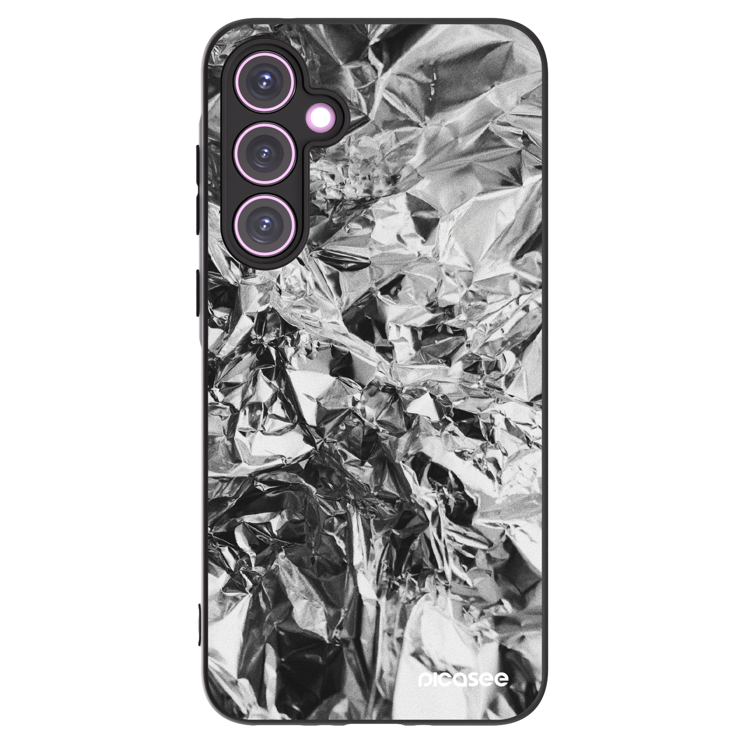 Picasee husă neagră din silicon pentru Samsung Galaxy A35 5G A356B - Chrome