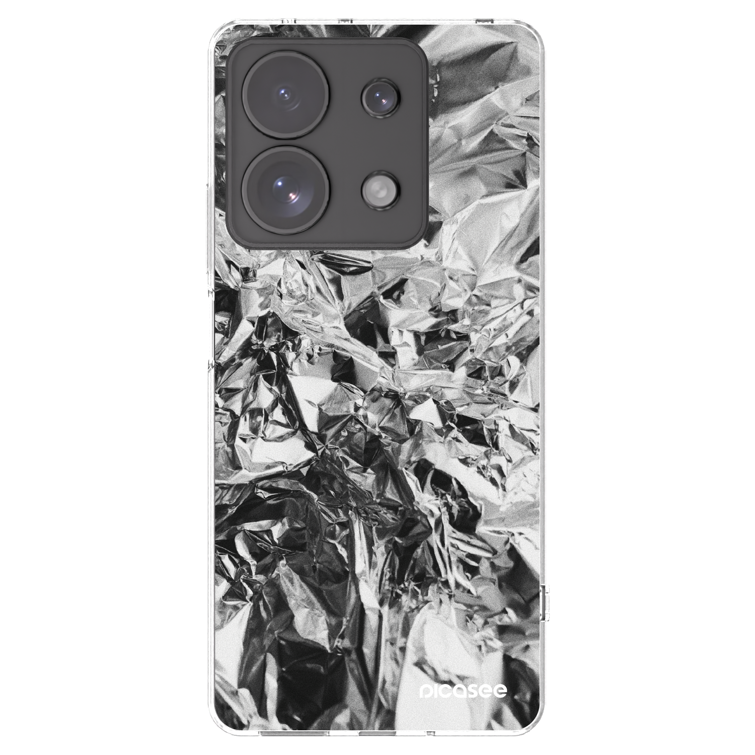 Picasee husă transparentă din silicon pentru Xiaomi Redmi Note 13 Pro 4G - Chrome