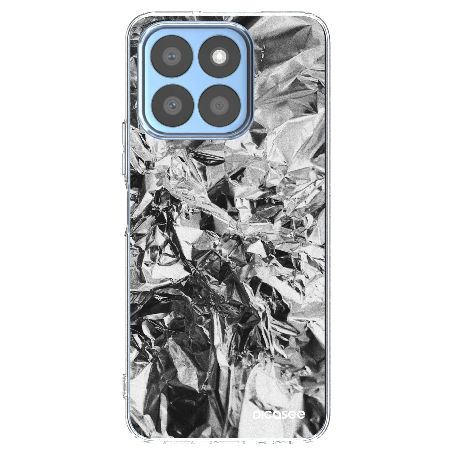 Picasee husă transparentă din silicon pentru Honor X8b - Chrome