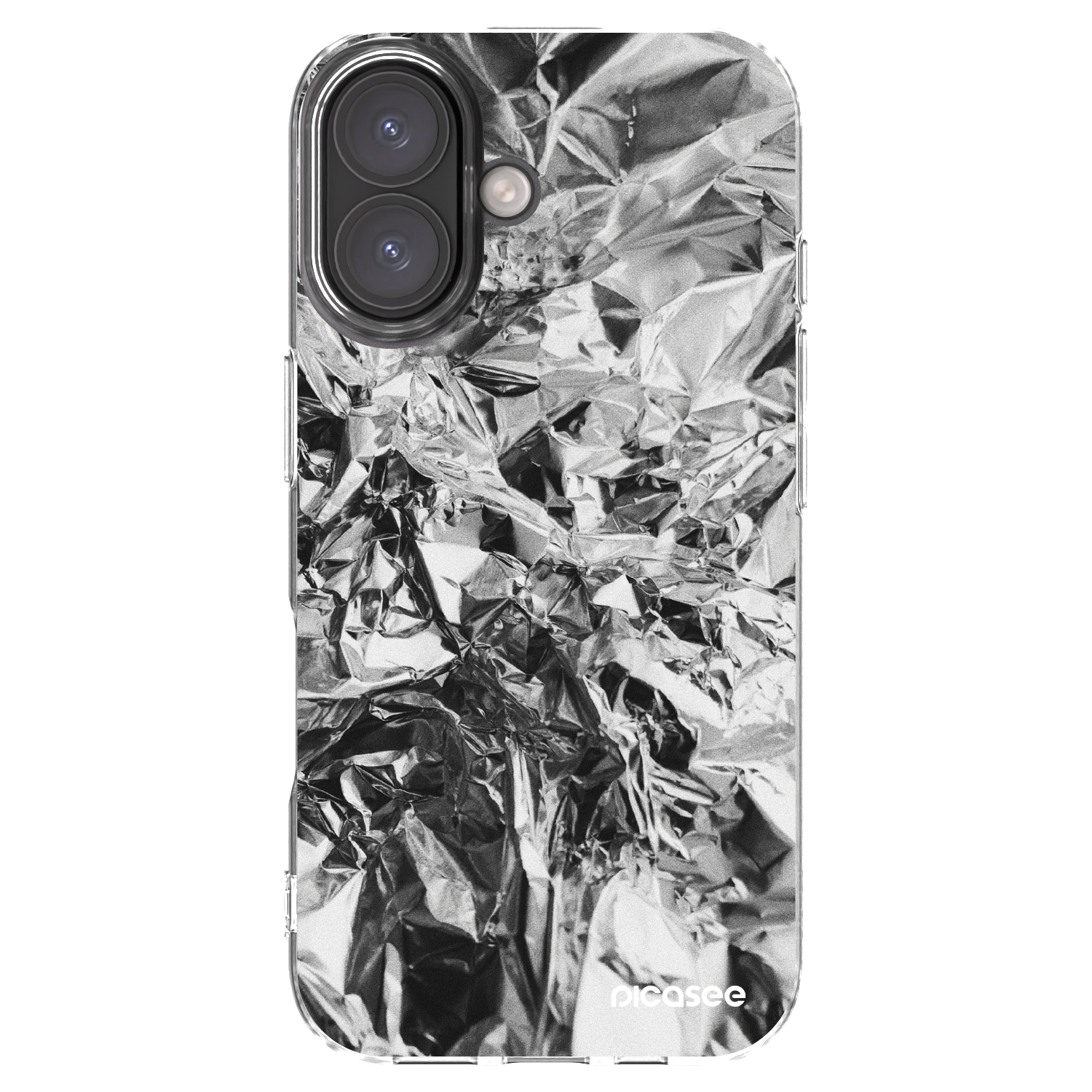 Picasee husă transparentă din silicon pentru Apple iPhone 16 - Chrome