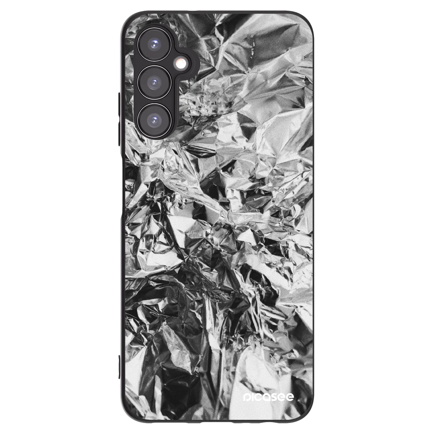 Picasee husă neagră din silicon pentru Samsung Galaxy A05s A057G - Chrome