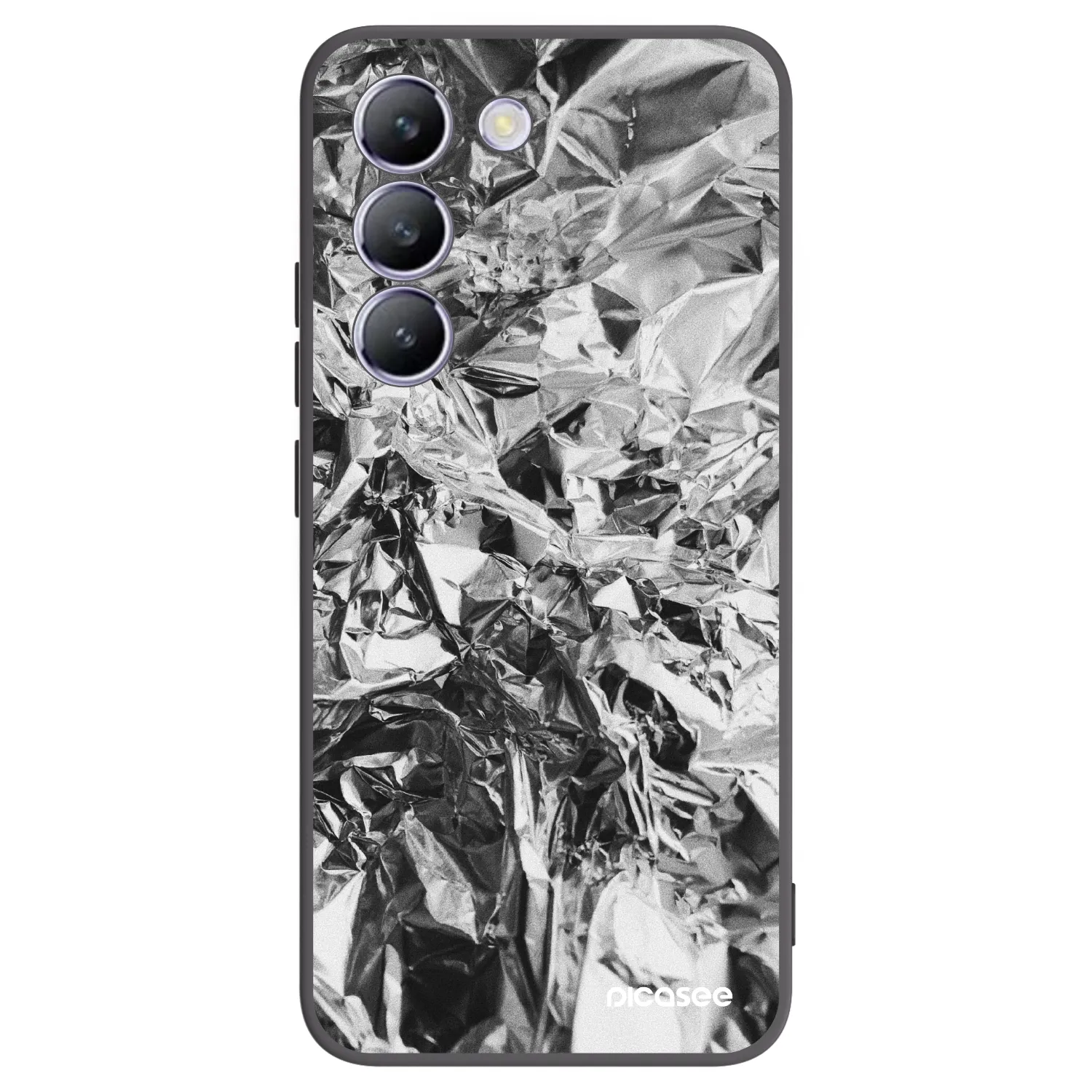 Picasee husă neagră din silicon pentru Vivo V40 SE 5G - Chrome